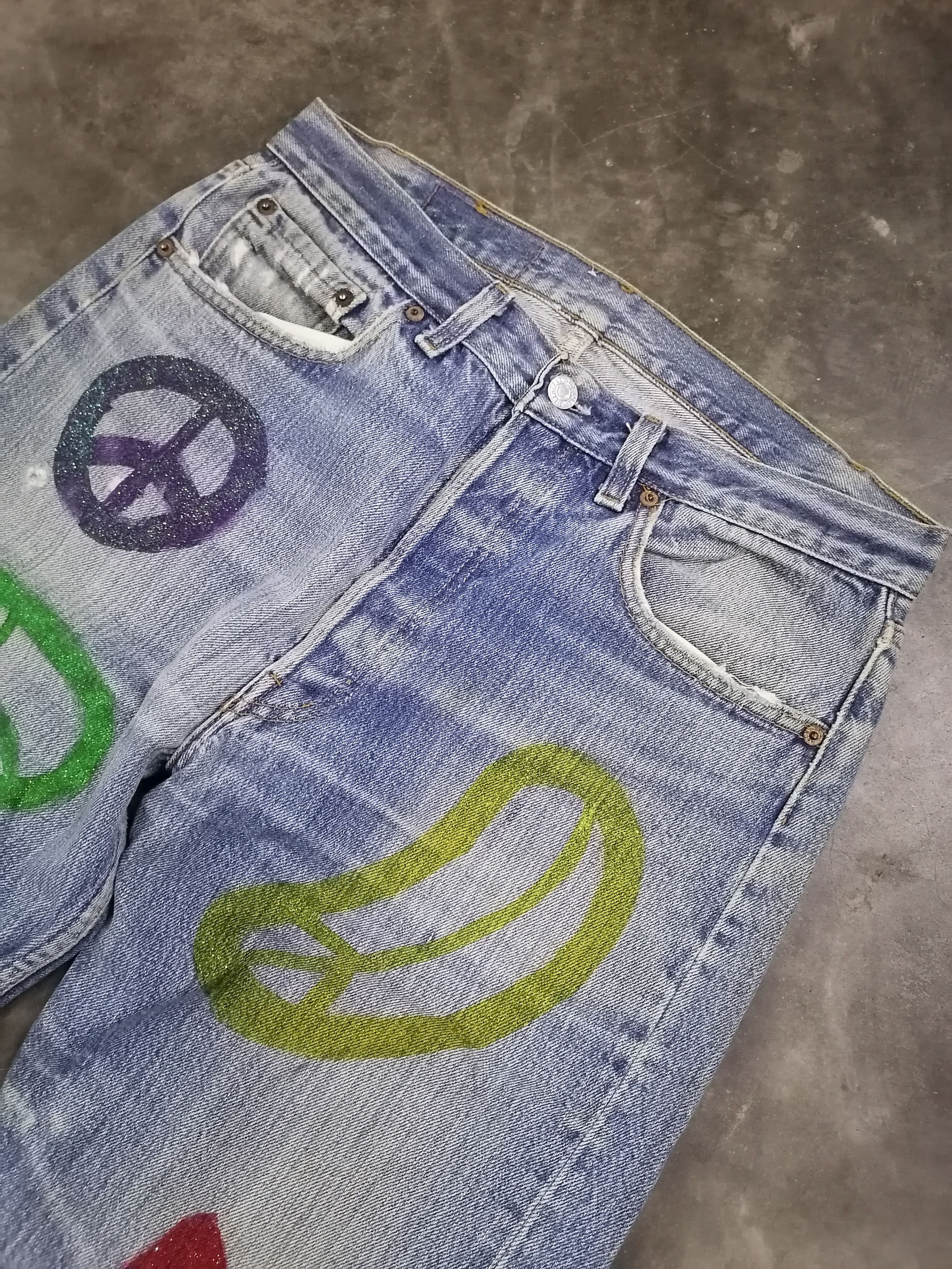 Levi's × Levi's Vintage Clothing Vintage 80s Levi's 501 Distressed Denim Pants Size US 31 - 3 Thumbnail