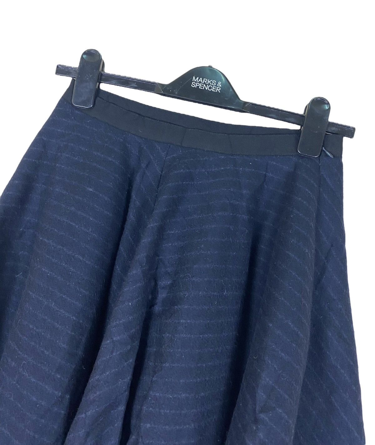Lanvin Lanvin en Blue Stripe Skirt Size 23" - 4 Thumbnail