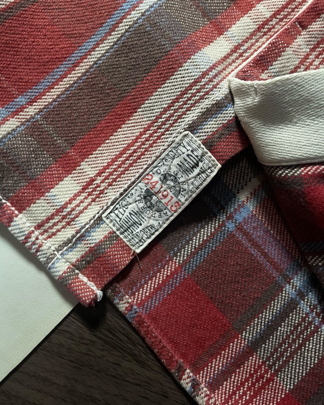 Japanese Brand Heavy Flannel Shirt UNION MADE APPUREAM JAPAN Size M Size US M / EU 48-50 / 2 - 8 Thumbnail