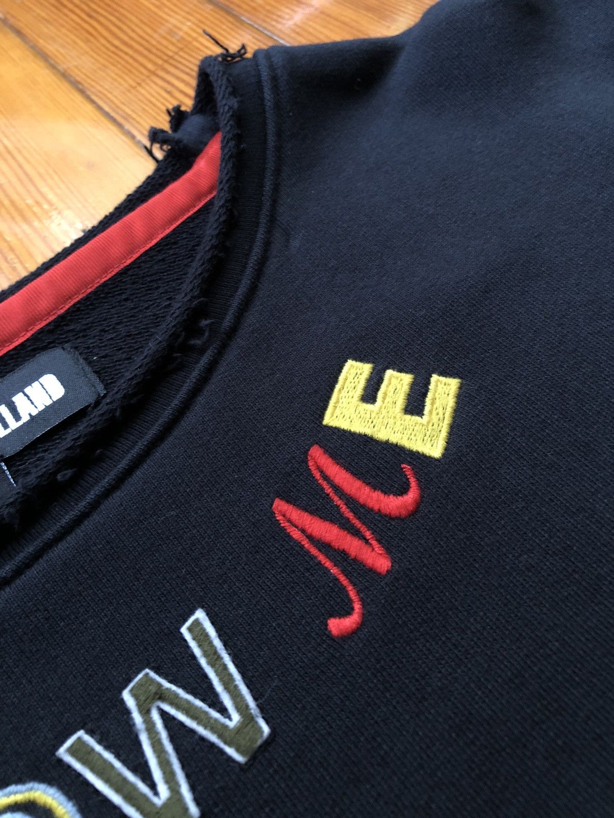 House Of Holland × Japanese Brand × Vintage House of Holland ‘BLOW ME’ Embroidered Sweatshirt Size US M / EU 48-50 / 2 - 7 Thumbnail