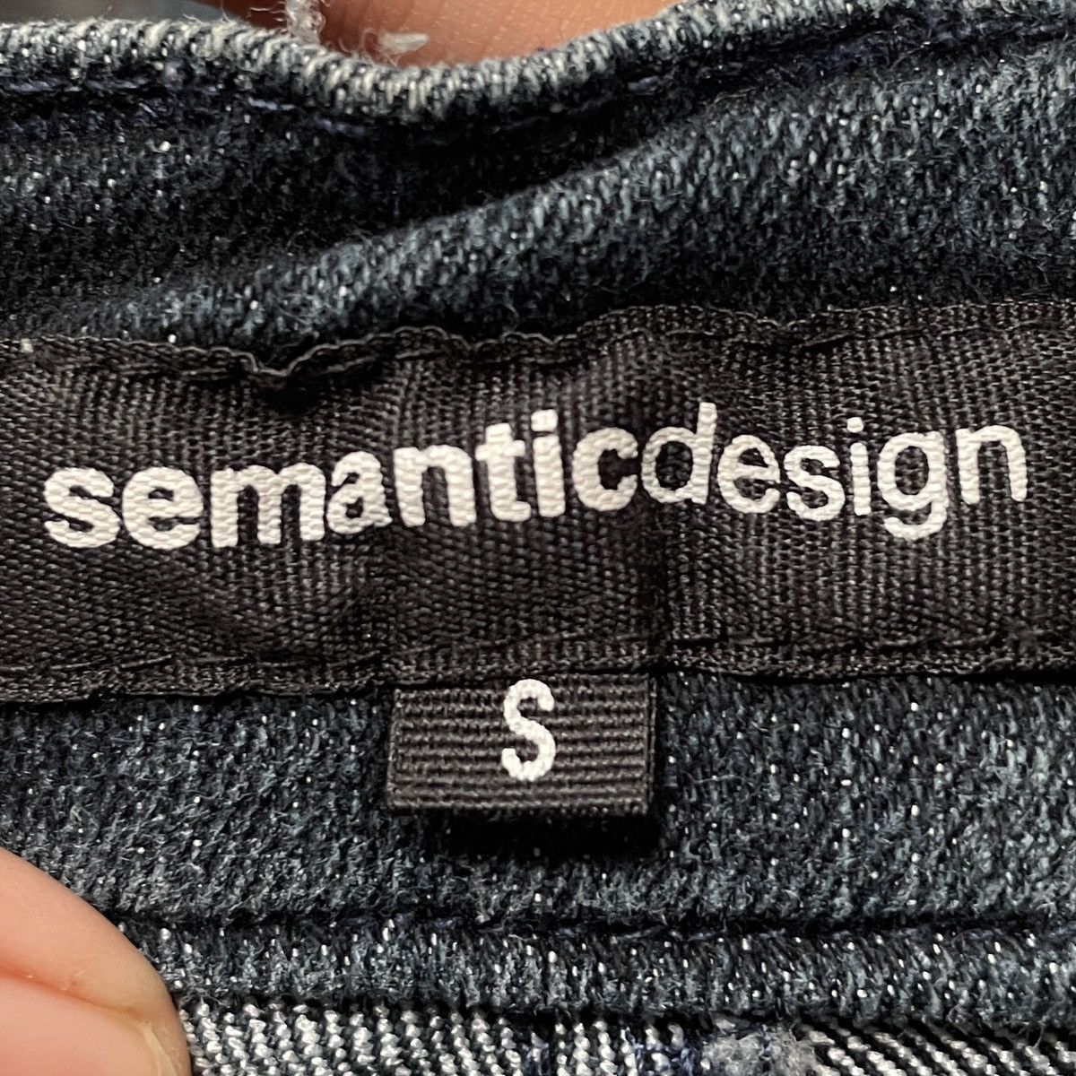 Japanese Brand × Vintage × semanticdesign Vintage Japanese Brand Semantic Design Jeans 2000s Size US 29 - 9 Thumbnail