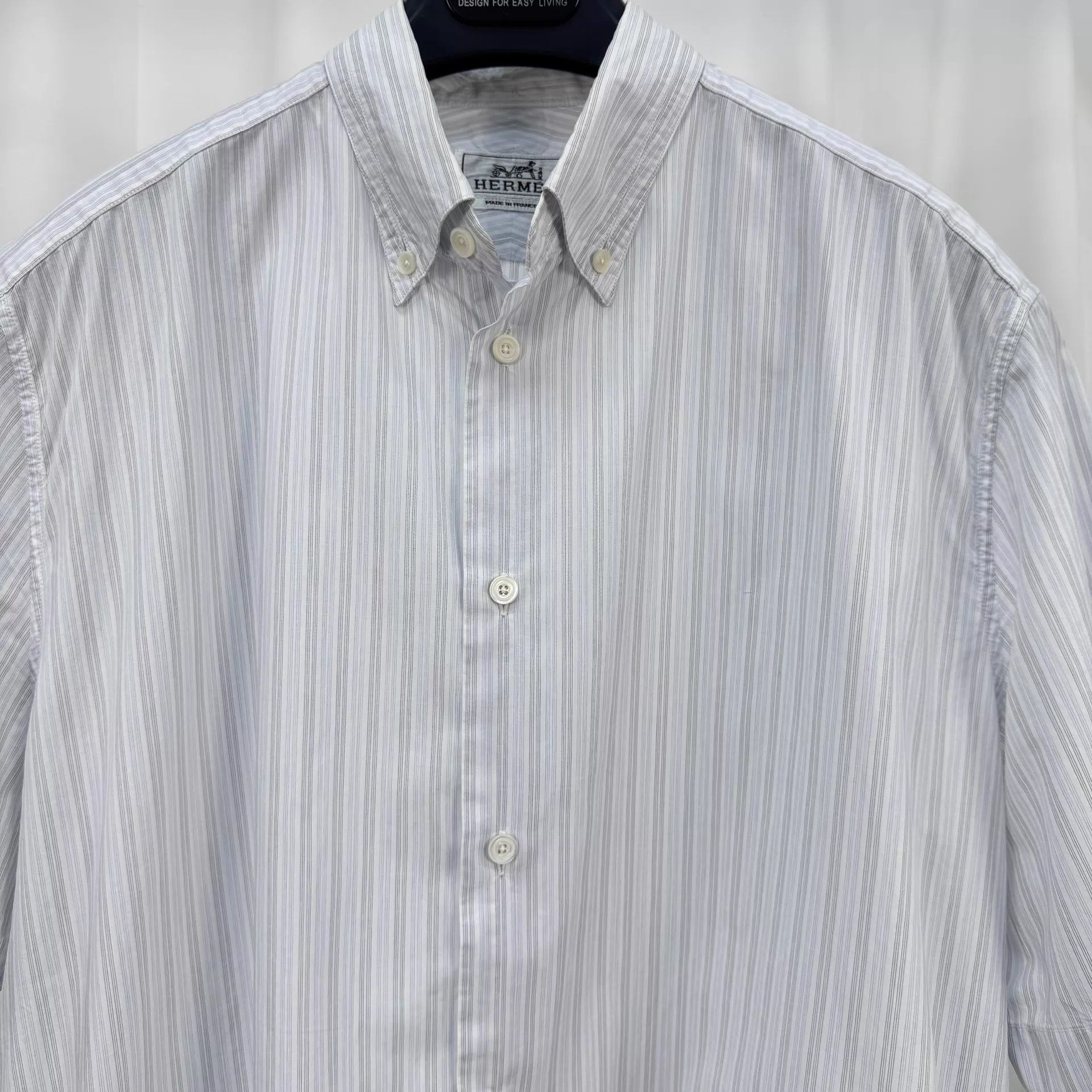 Hermes Hermes Striped SS Shirt 40 98 New 6900 Size US M / EU 48-50 / 2 - 3 Thumbnail