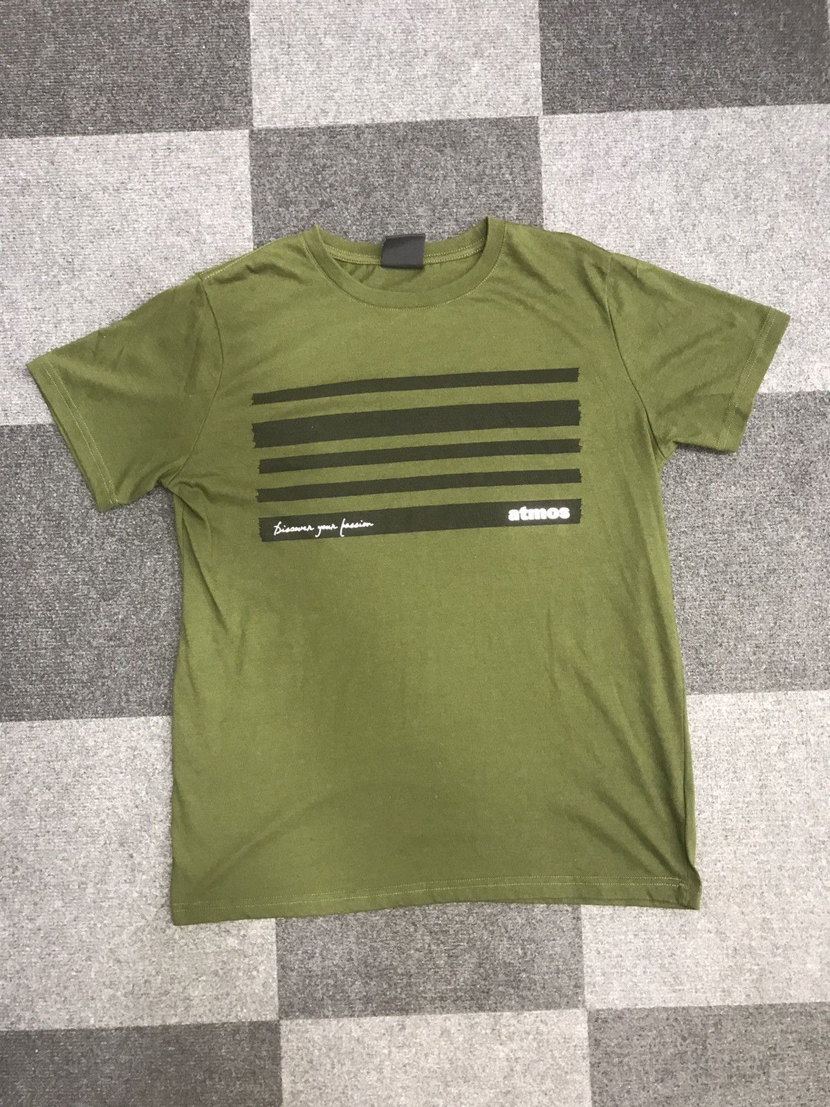 image of Atmos x Marlboro Military Green Shirt in Miltary Green, Men's (Size Small)