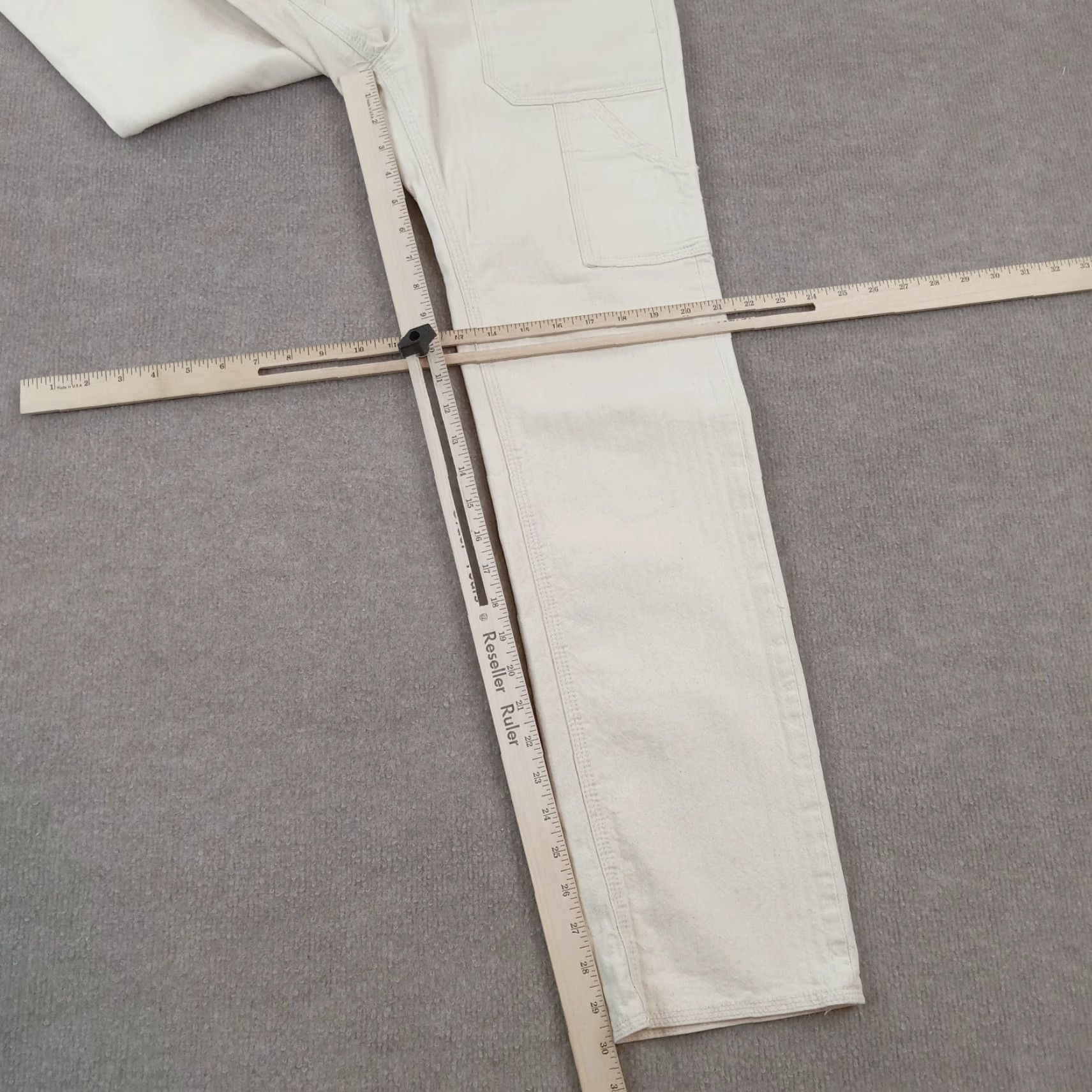 Anthropologie Anthropologie Womens Pants Beige Size 26 30x30 Straight Leg Stretch Size 26" / US 2 / IT 38 - 2 Thumbnail