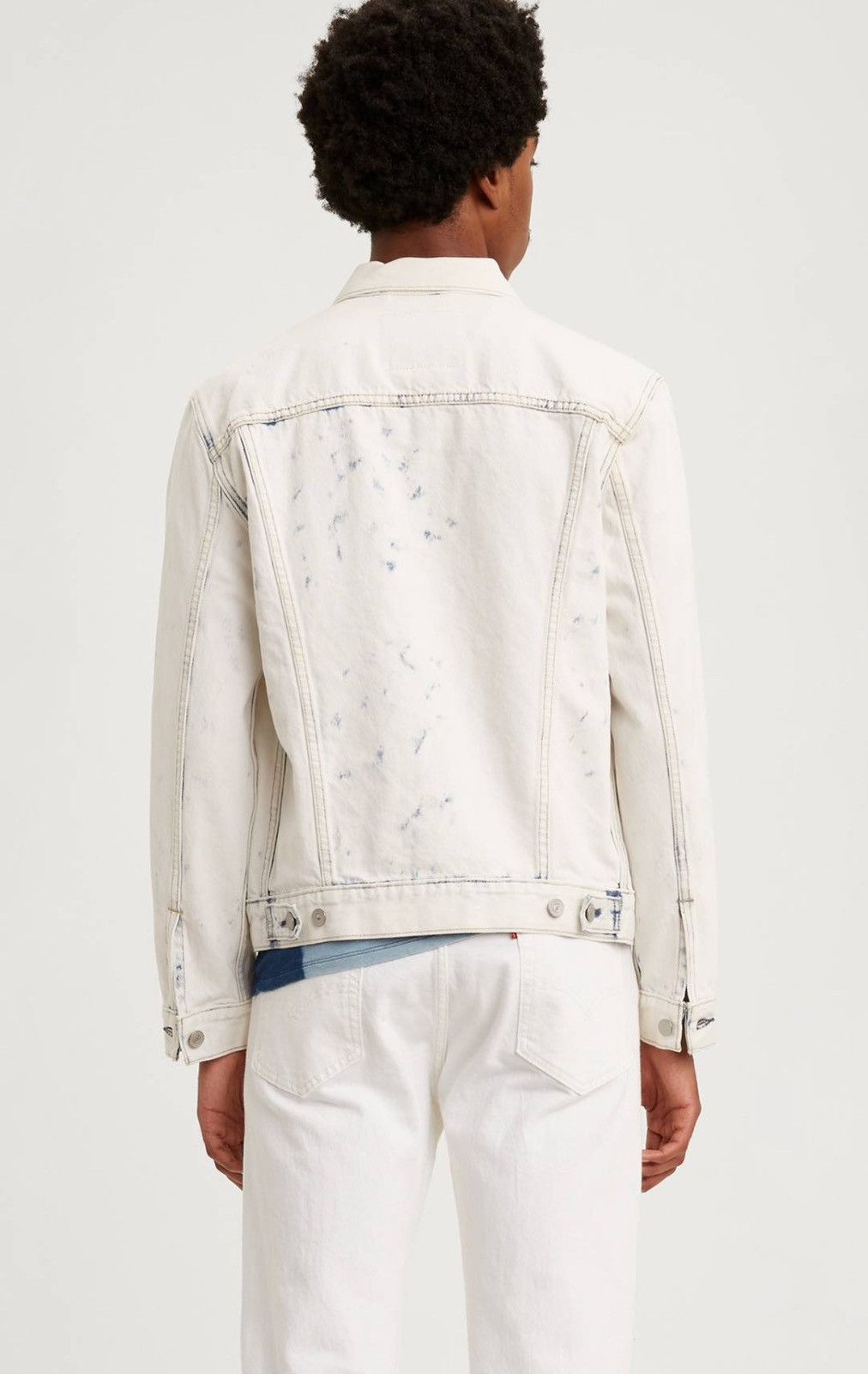 Levi's Levi’s Maison Margiela Style Denim Trucker Jacket Saltwater Size US M / EU 48-50 / 2 - 8 Thumbnail