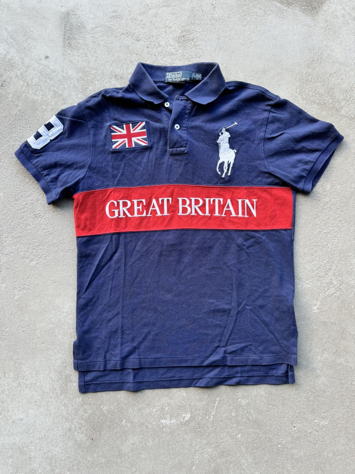Polo Ralph Lauren Polo Ralph Lauren Great Britain Polo Tee Rare Grailed