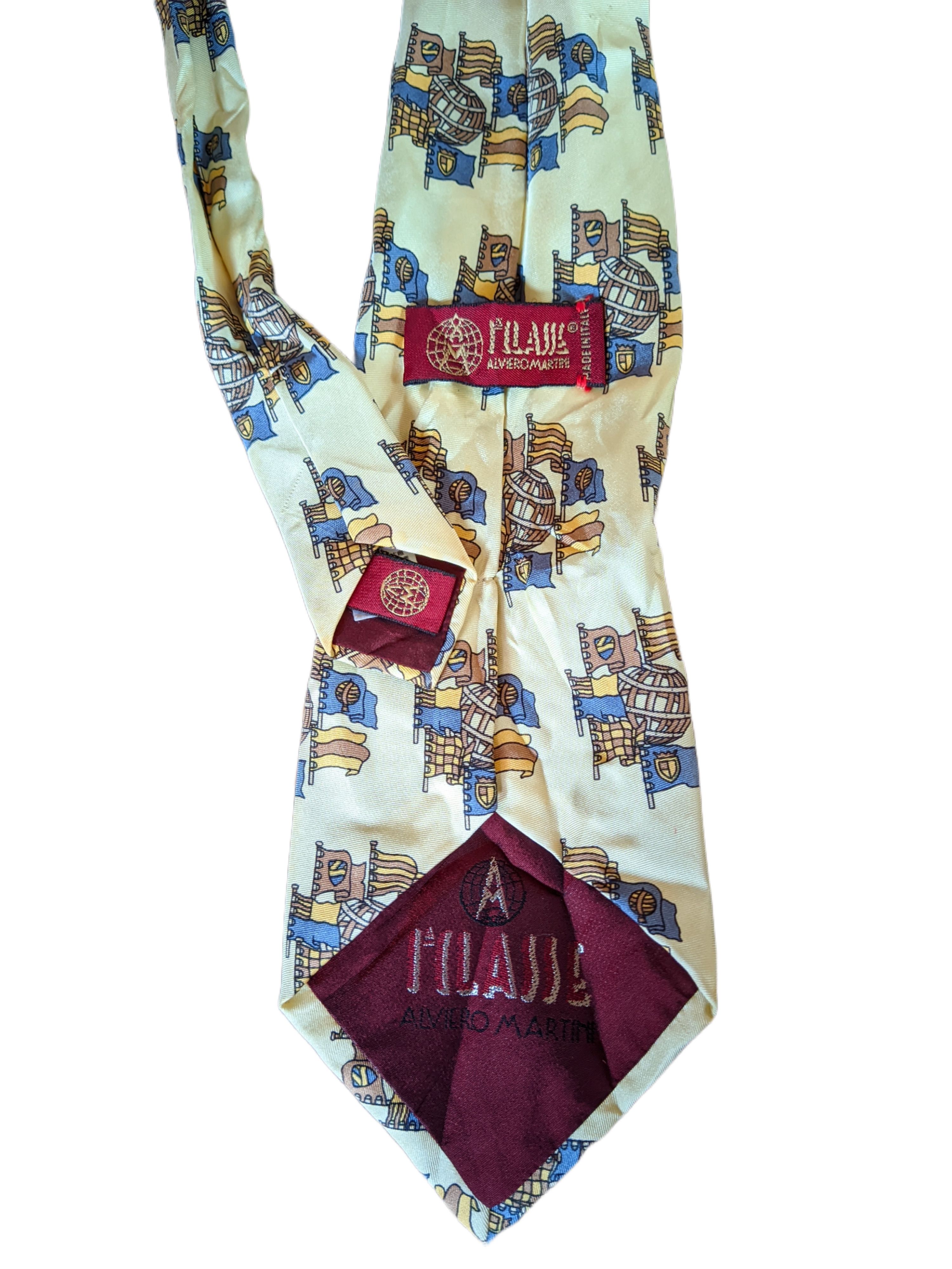 Alviero Martini Alviero Martini 100% Pure Silk Hand Made Italy Size ONE SIZE - 5 Thumbnail