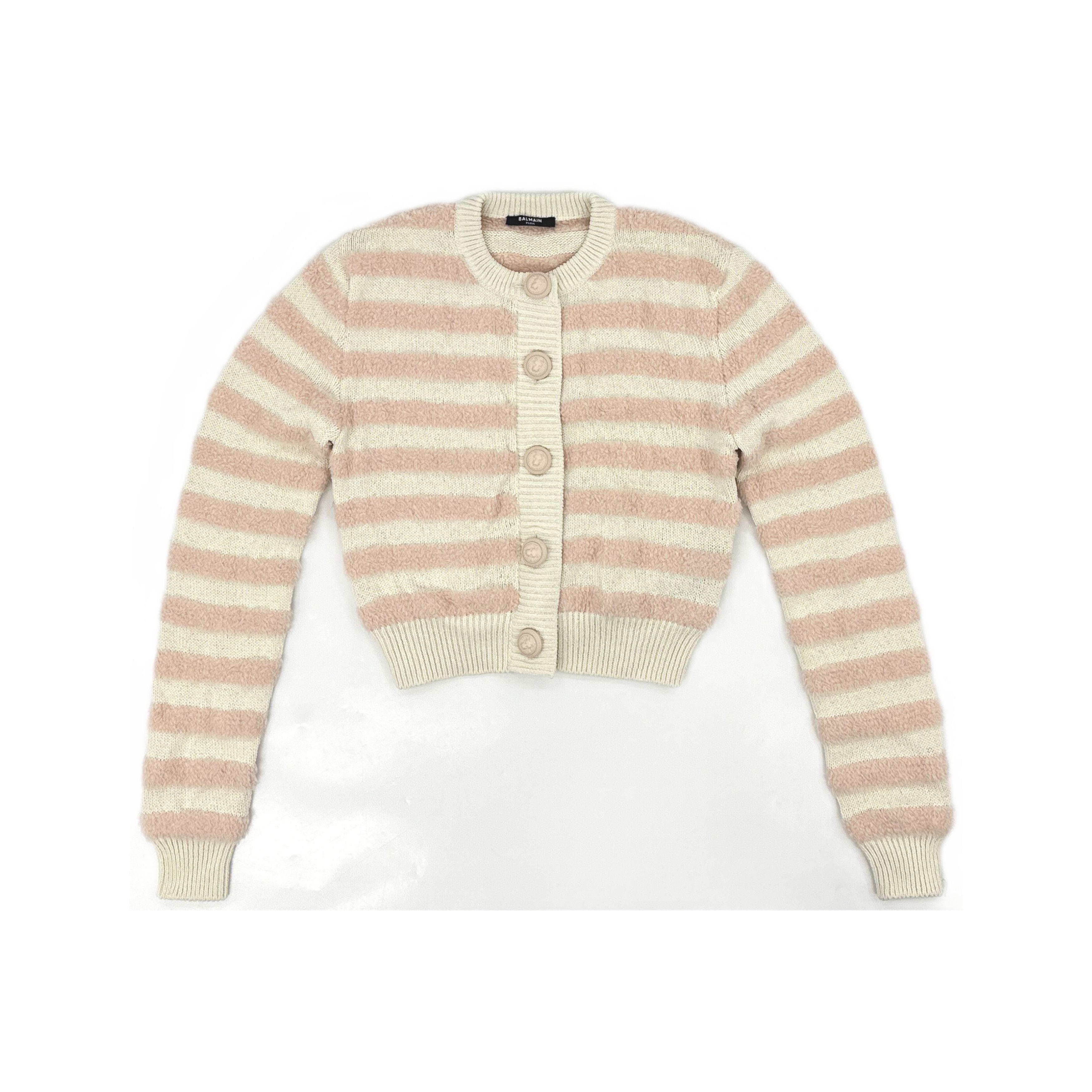 Balmain Balmain Striped Cardigan Size 36 Size XS / US 0-2 / IT 36-38 - 1 Thumbnail
