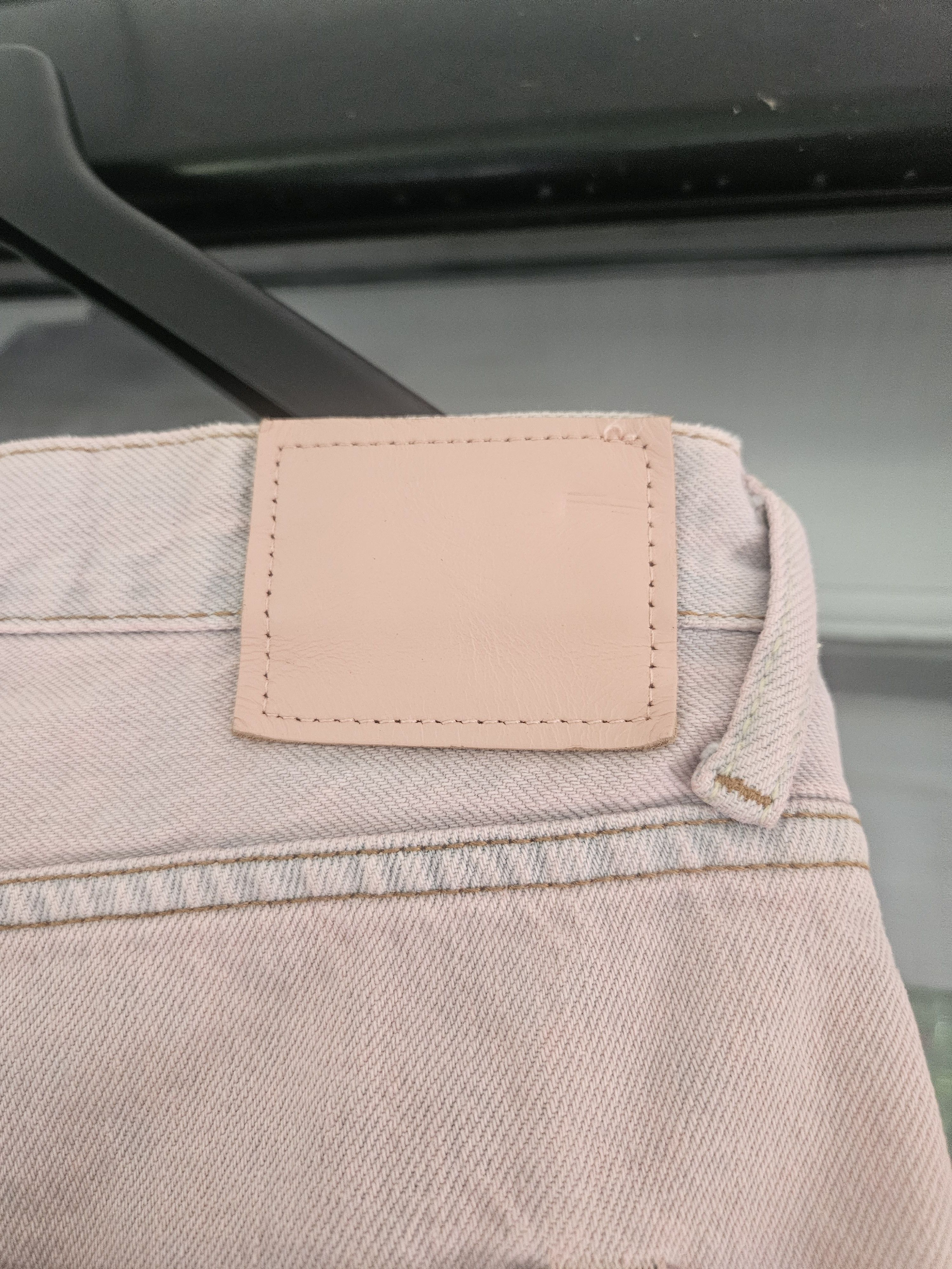 Acne Studios Blå Konst 1997 Pink Chalk A00048 Patch Denim Jeans Size US 34 / EU 50 - 3 Thumbnail