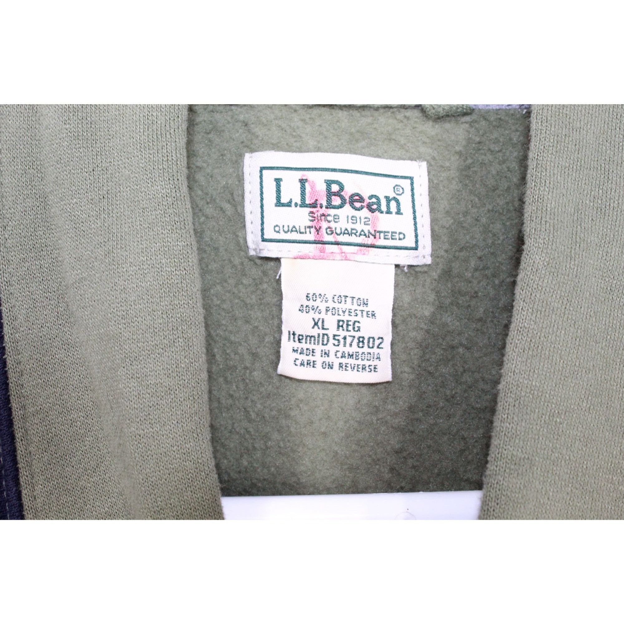 L.L. Bean LL Bean Men's Green Navy Unlined 1912 Robe Size ONE SIZE - 8 Thumbnail