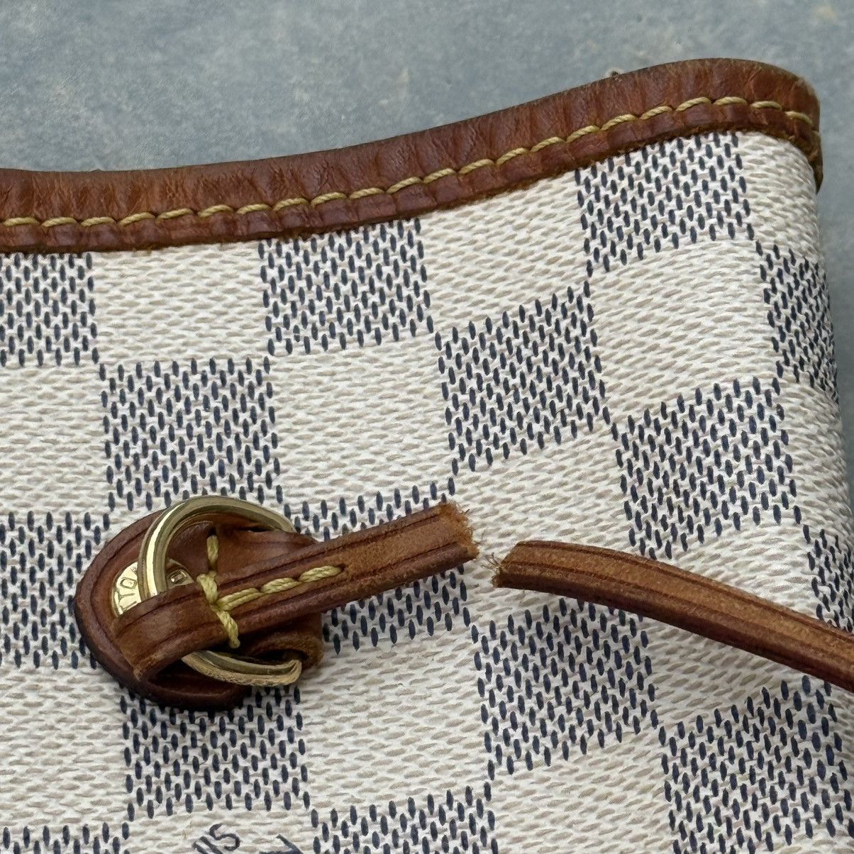 Louis Vuitton Louis Vuitton Neverfull MM in Damier Azur Tote Size ONE SIZE - 5 Thumbnail