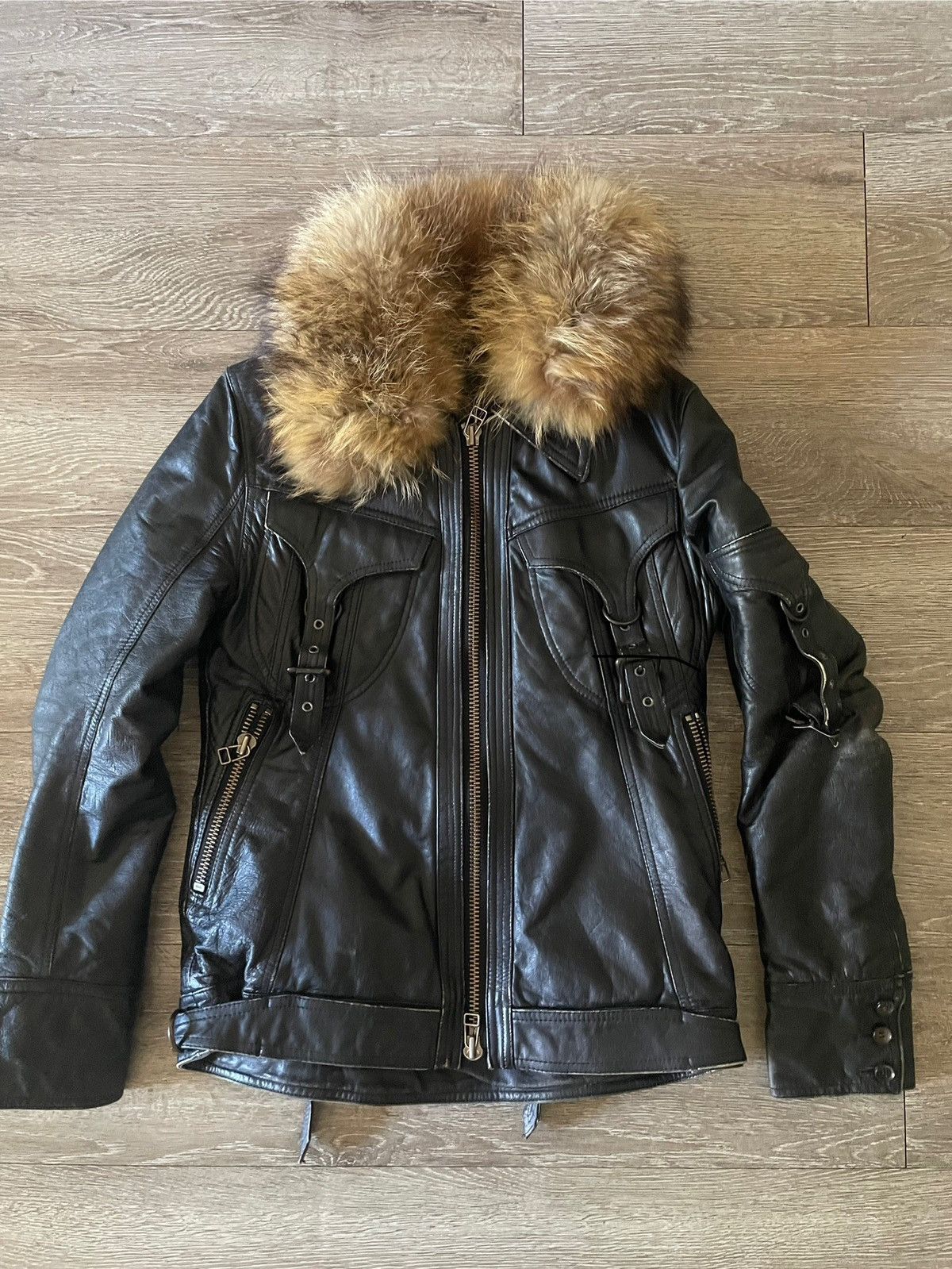 Yasuyuki Ishii Gas Mask Fur Jacket