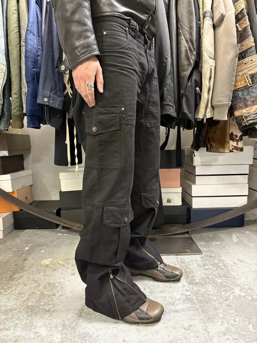 Versace AW2003 Versace Black Utility Cargo Pants Size US 33 - 3 Thumbnail