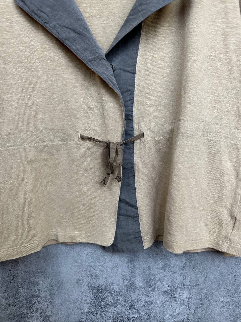 Fabiana Filippi Fabiana Filippi Linen/Cotton Lightweight Tie Front Cardigan Size S / US 4 / IT 40 - 7 Thumbnail