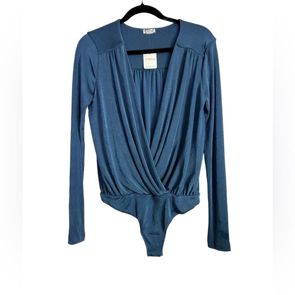 Free People Free People l NWT Turnt Blue Bodysuit Medium Size M / US 6-8 / IT 42-44 - 2 Thumbnail
