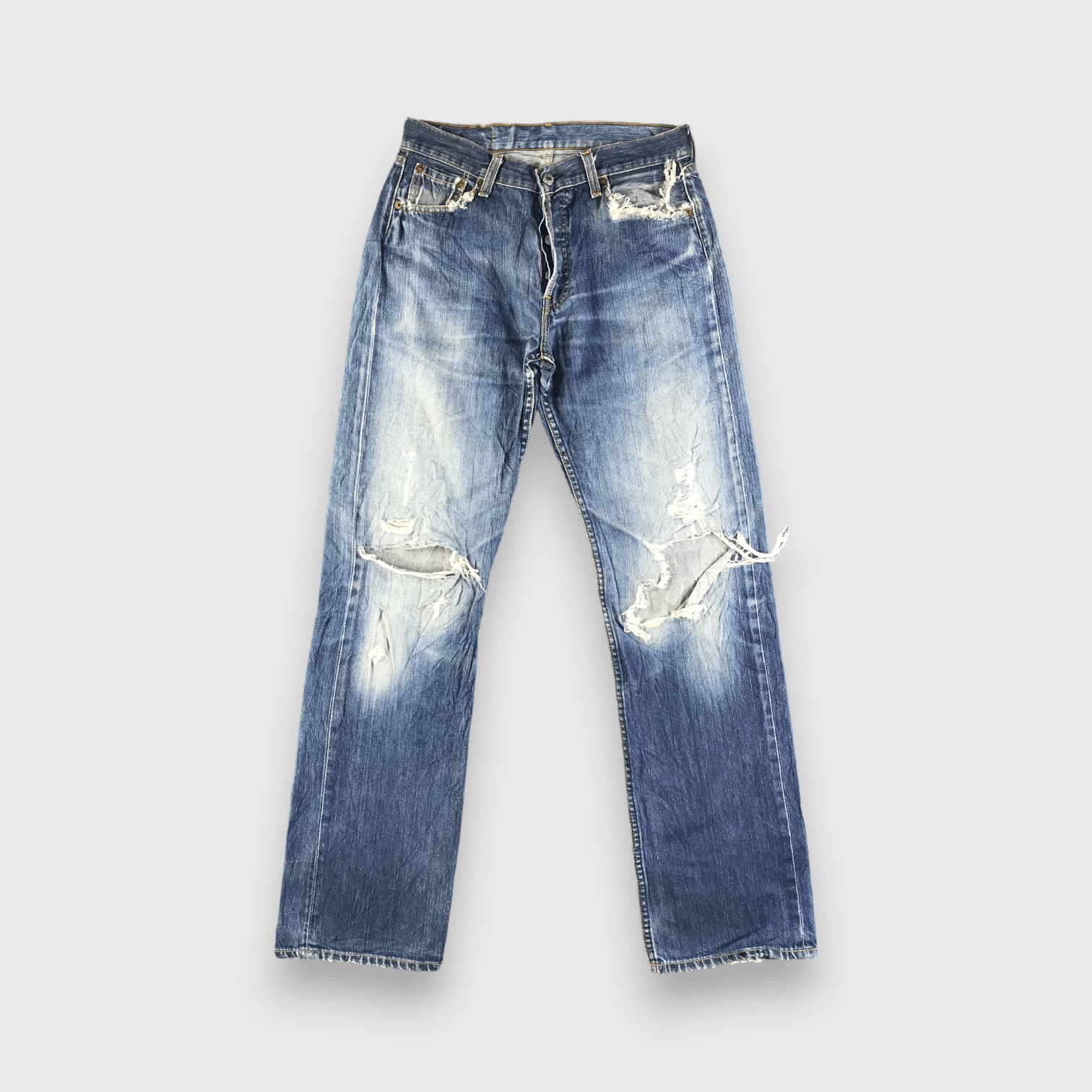 Levi's Vintage Blue Wash Levis 501 Jeans-J3571 Size US 30 / EU 46 - 1 Thumbnail