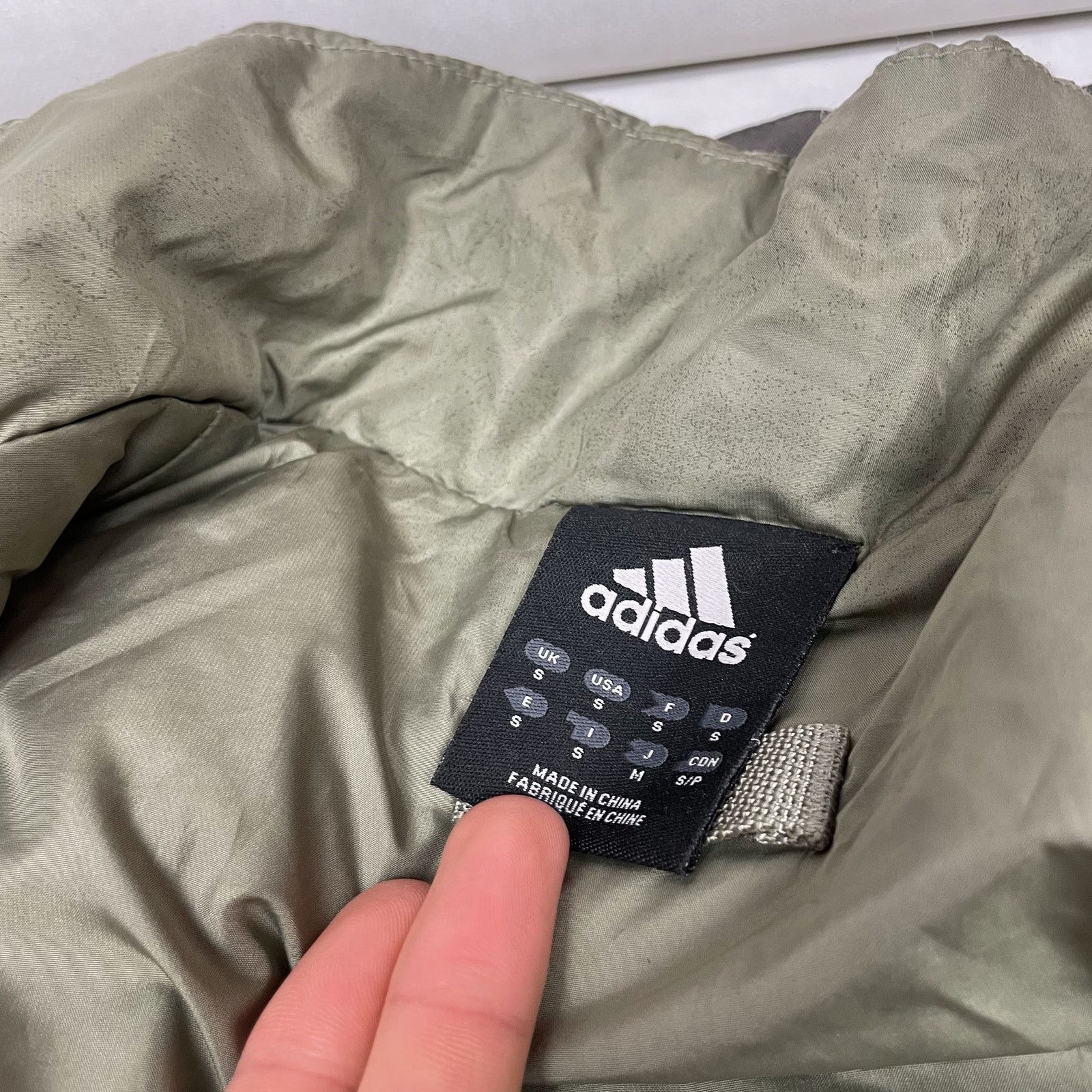 Adidas Adidas Men's Green Long Sleeve Full Zip Lined Jacket Small Size US S / EU 44-46 / 1 - 15 Thumbnail