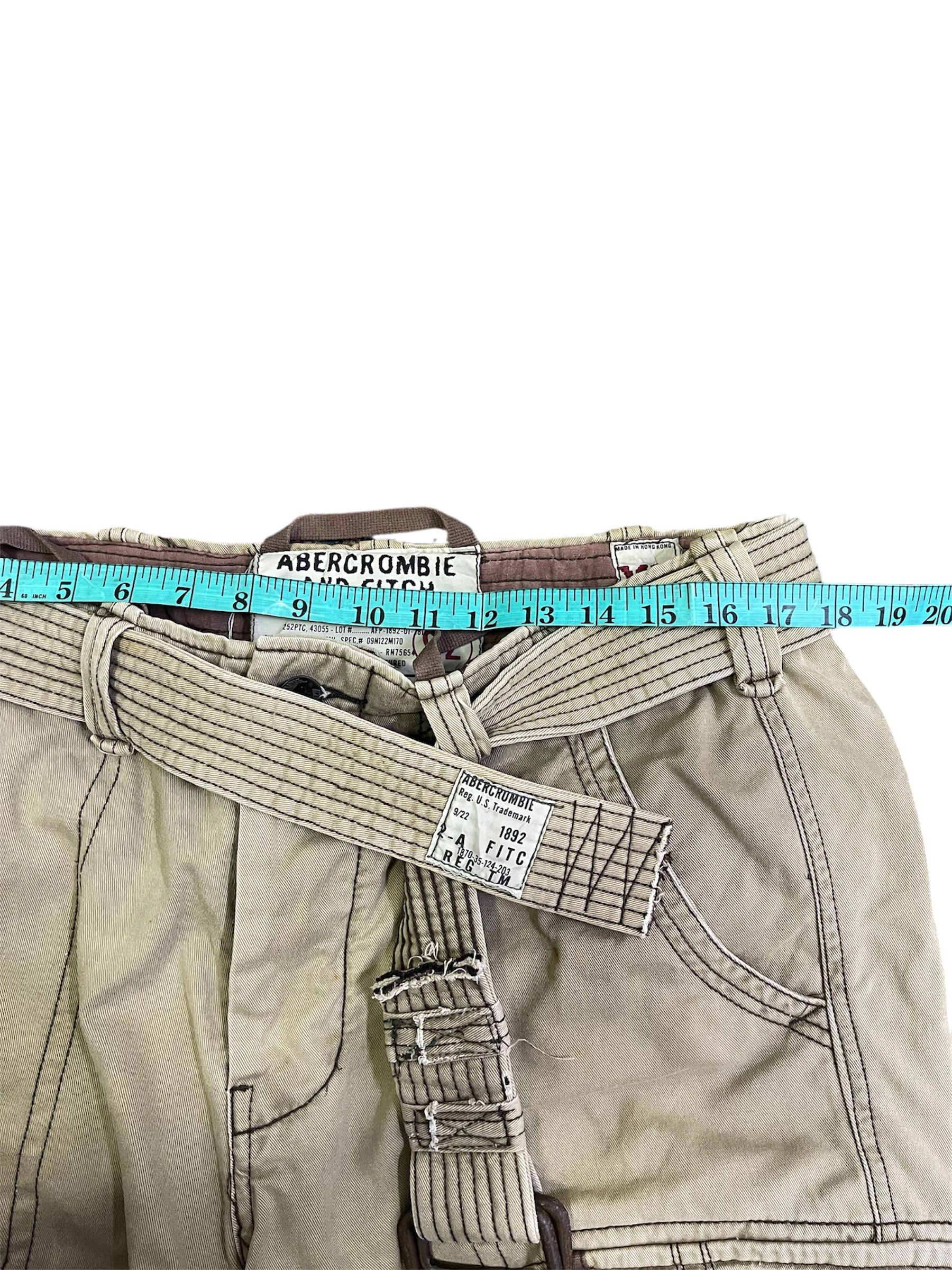 Abercrombie & Fitch A&F Combat Ultra Heavy Cargo Beige Size XL Size US 36 / EU 52 - 8 Thumbnail