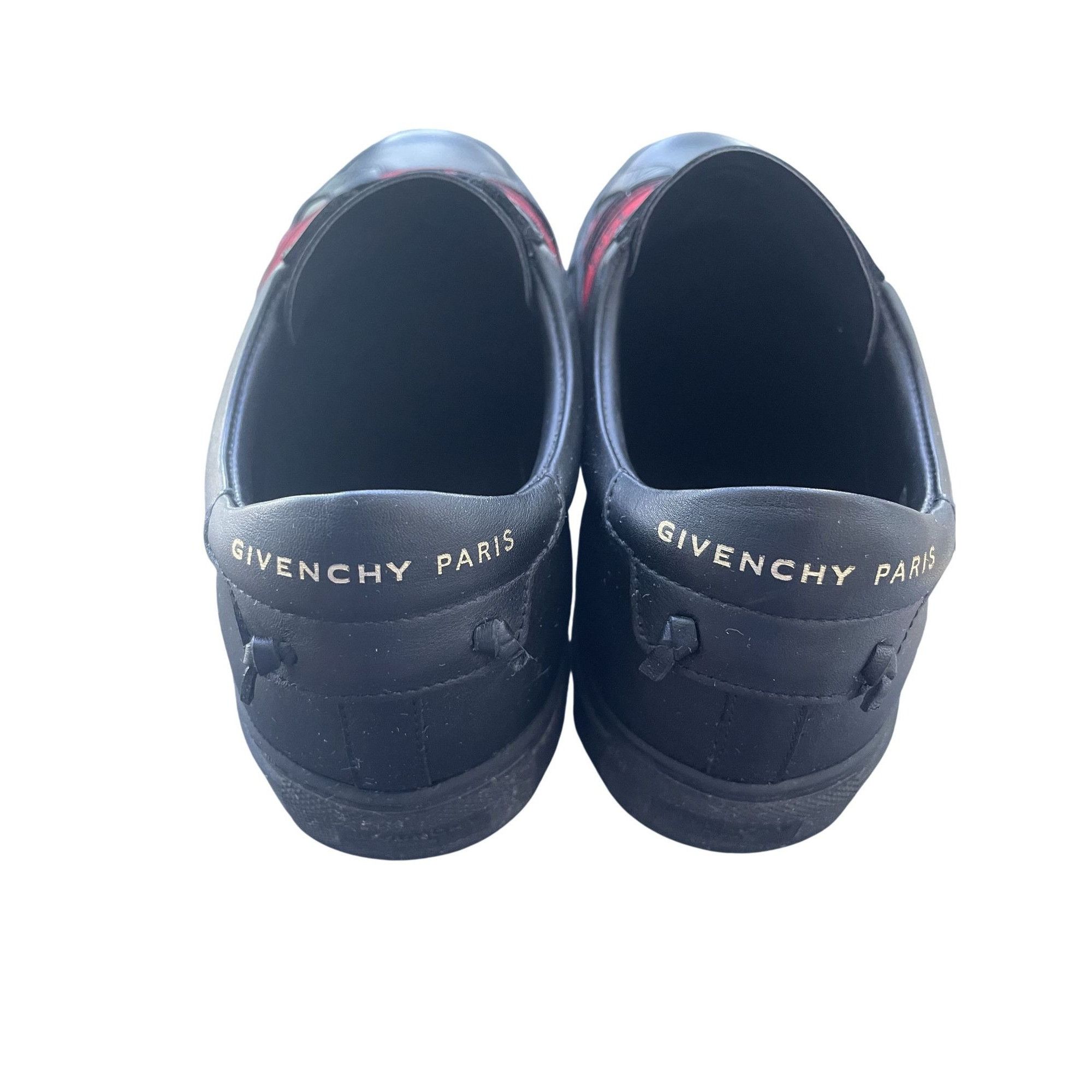Givenchy Givenchy Paris Black/Red Logo Elastic Sneakers Size 39 Leath Size US 6.5 / EU 39-40 - 2 Thumbnail