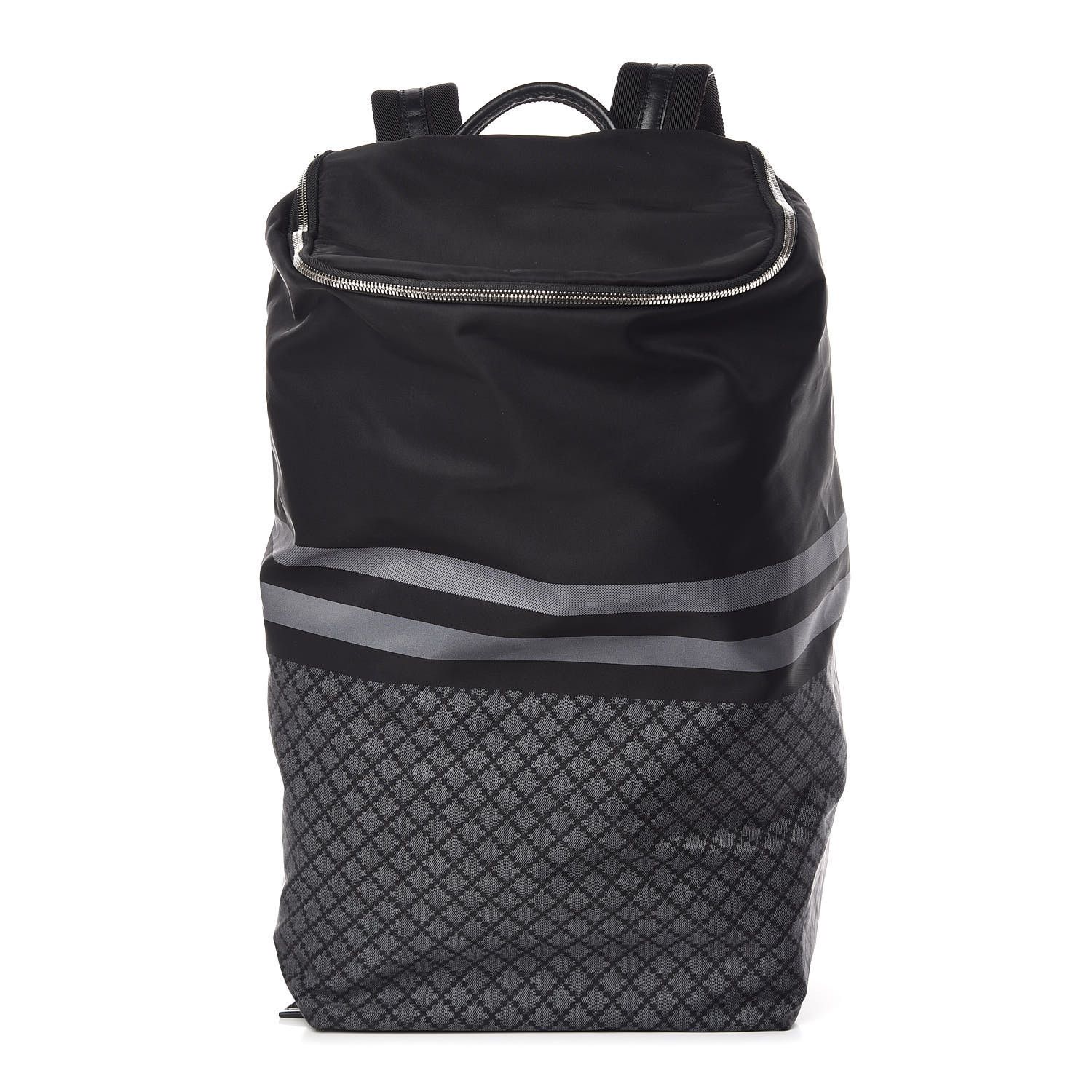 Gucci Gucci Diamante Nylon Backpack Black Size ONE SIZE - 1 Thumbnail