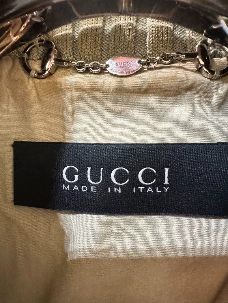 Gucci Gucci Size 38 Leather jacket with full logo Size US XXS / EU 40 - 3 Thumbnail