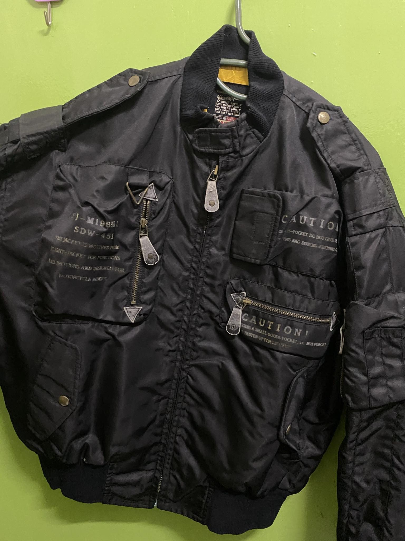 Japanese Brand Nankai Japan Flight Jacket For Motorcycle Multipocket Size US M / EU 48-50 / 2 - 2 Thumbnail