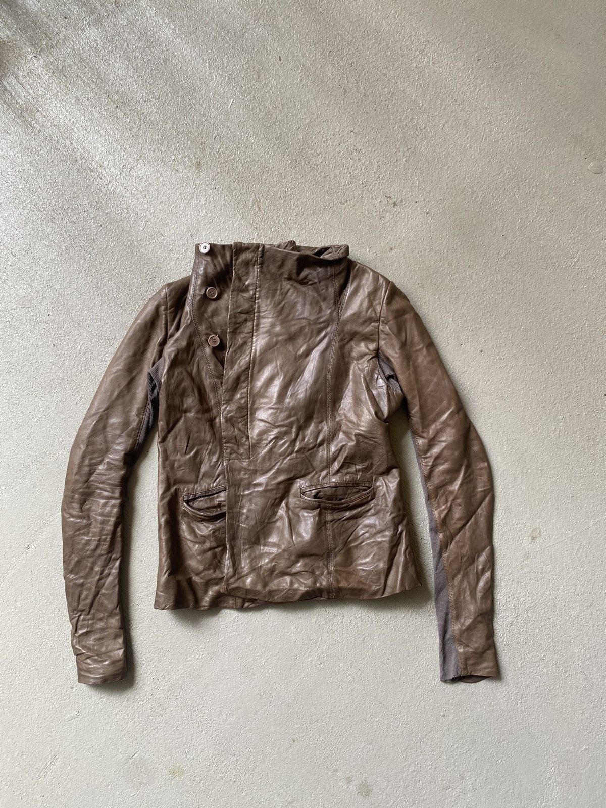 Rick Owens SS14 Olmar & Mirta Leather Jacket