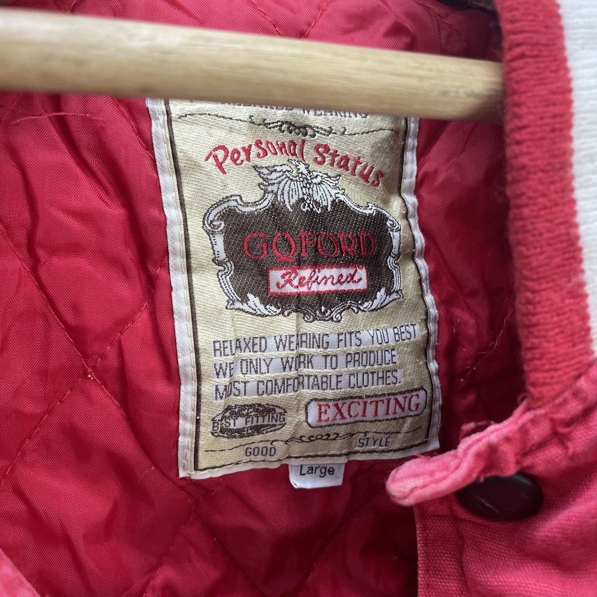 Japanese Brand × Vintage Japanese Brand Personal Status Bomber Jacket Size US M / EU 48-50 / 2 - 9 Thumbnail