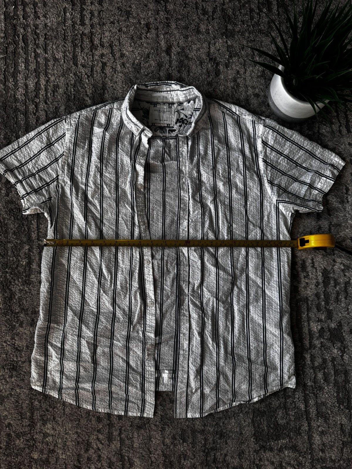 L.L. Bean × Vintage White and blue striped shirt (M) Size US M / EU 48-50 / 2 - 5 Thumbnail