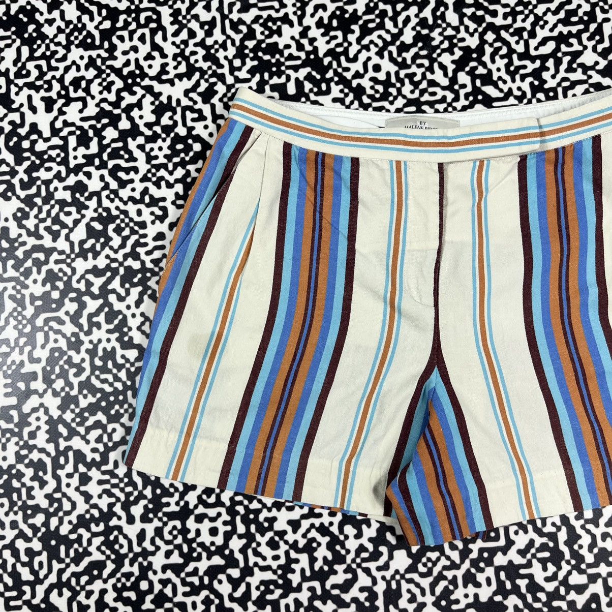 Vintage Y2K Malene Birger Striped Retro Luxury Style Shorts, Women's (Size 27) — image 5 of 6