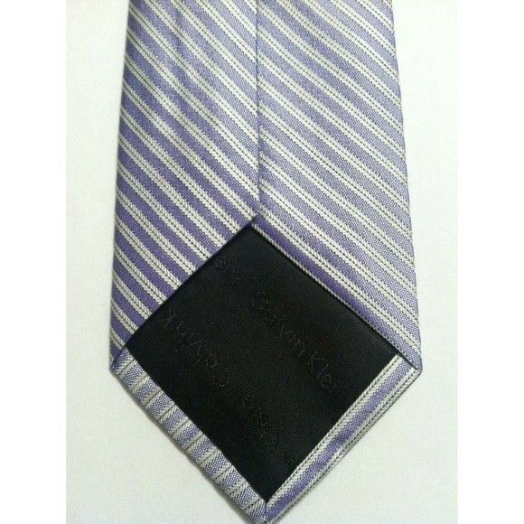 Calvin Klein CALVIN KLEIN MEN'S NEW 66%SILK 34%VISCOSE TIE WIDTH:2 7/8" Size ONE SIZE - 4 Thumbnail
