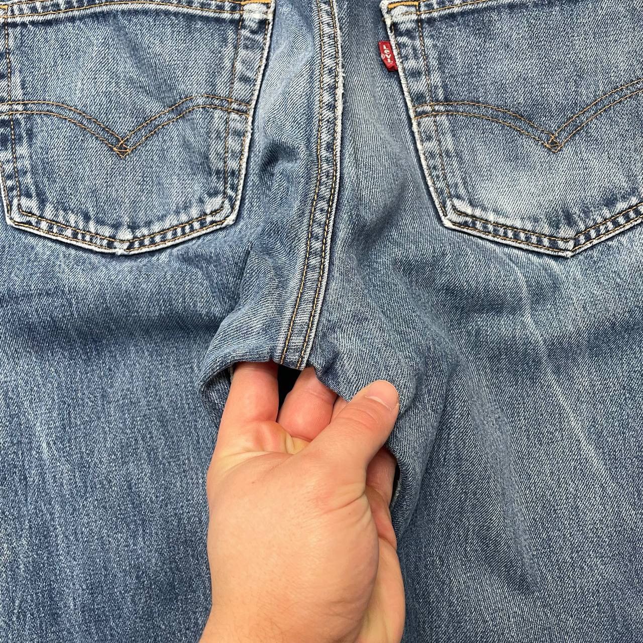 Levi's Vintage 2000s Levis 501 Distressed Jeans Blue Size W34 L32 Size US 34 / EU 50 - 24 Thumbnail