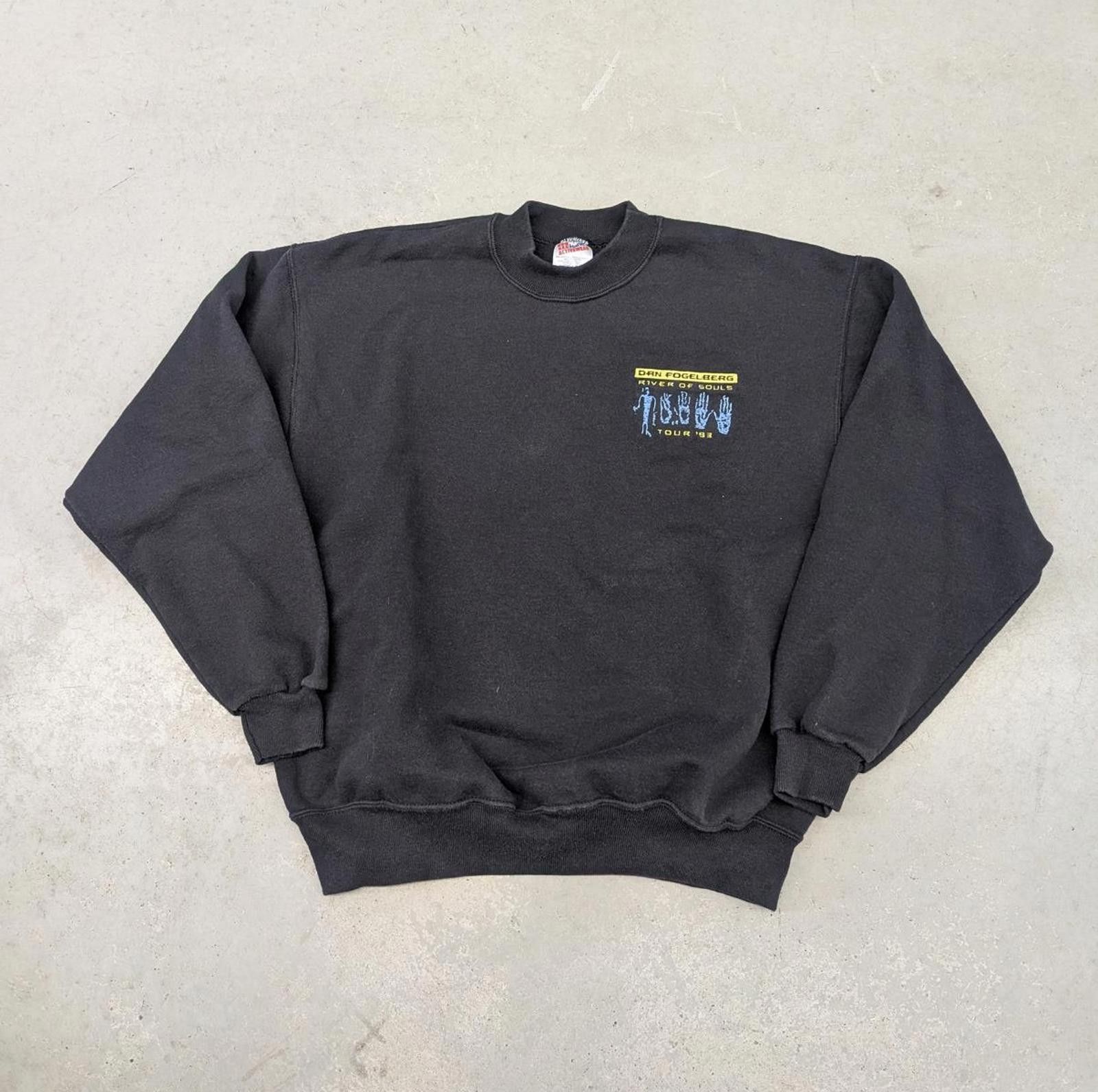 Hanes Vintage 90s Dan Fogelberg River of Soul Tour Sweater Size US L / EU 52-54 / 3 - 1 Thumbnail