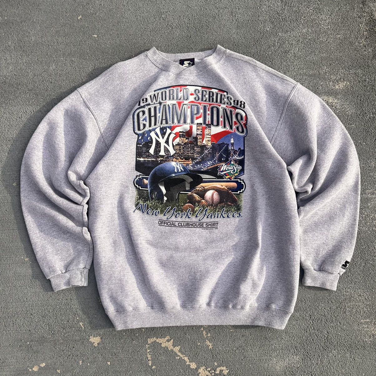Starter × Vintage Vintage Yankees Starter Sweatshirt Size US L / EU 52-54 / 3 - 1 Thumbnail
