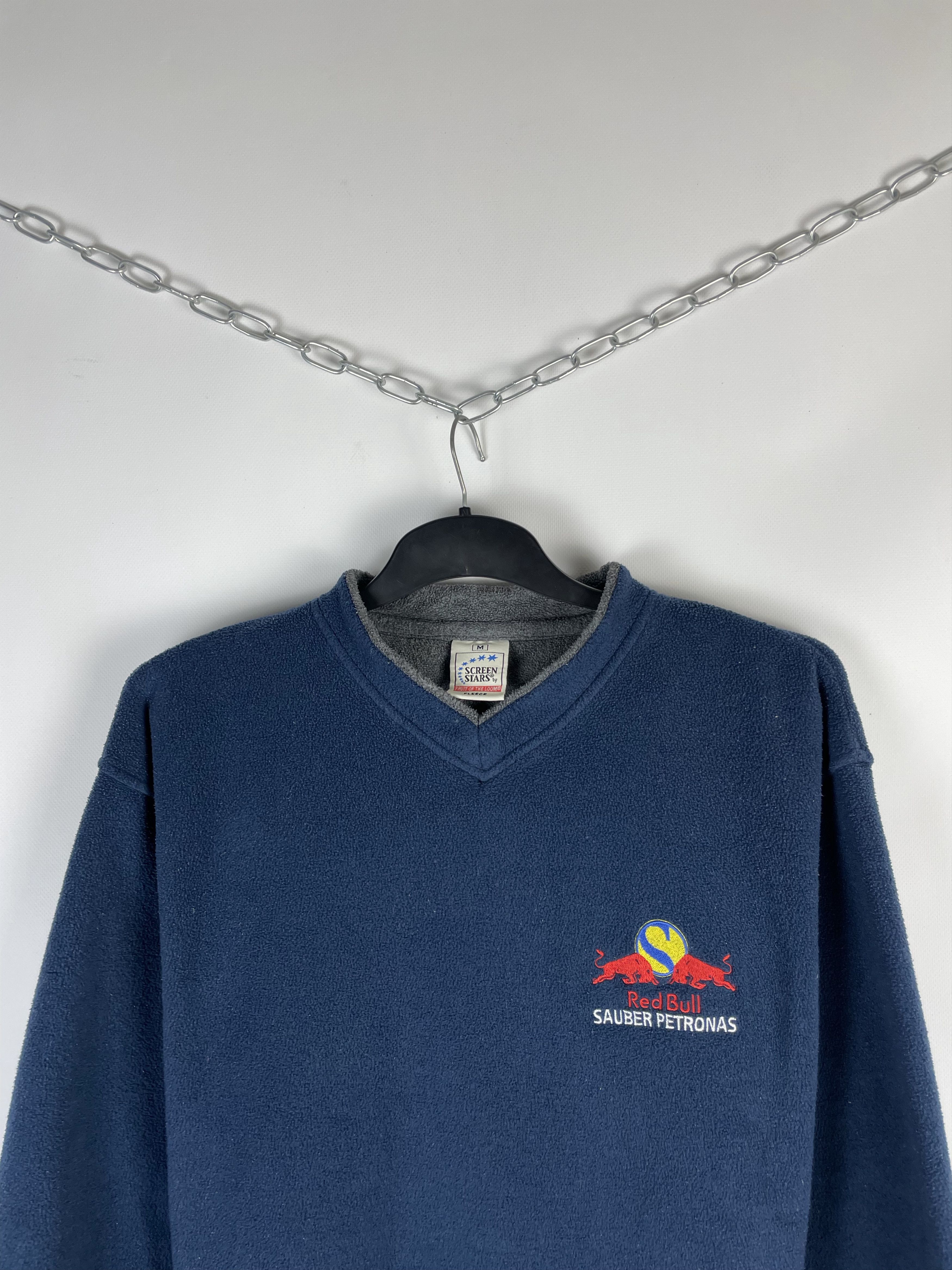 Other Vintage 90s Red Bull Sauber Petronas Fleece Sweatshirt Size US M / EU 48-50 / 2 - 3 Thumbnail