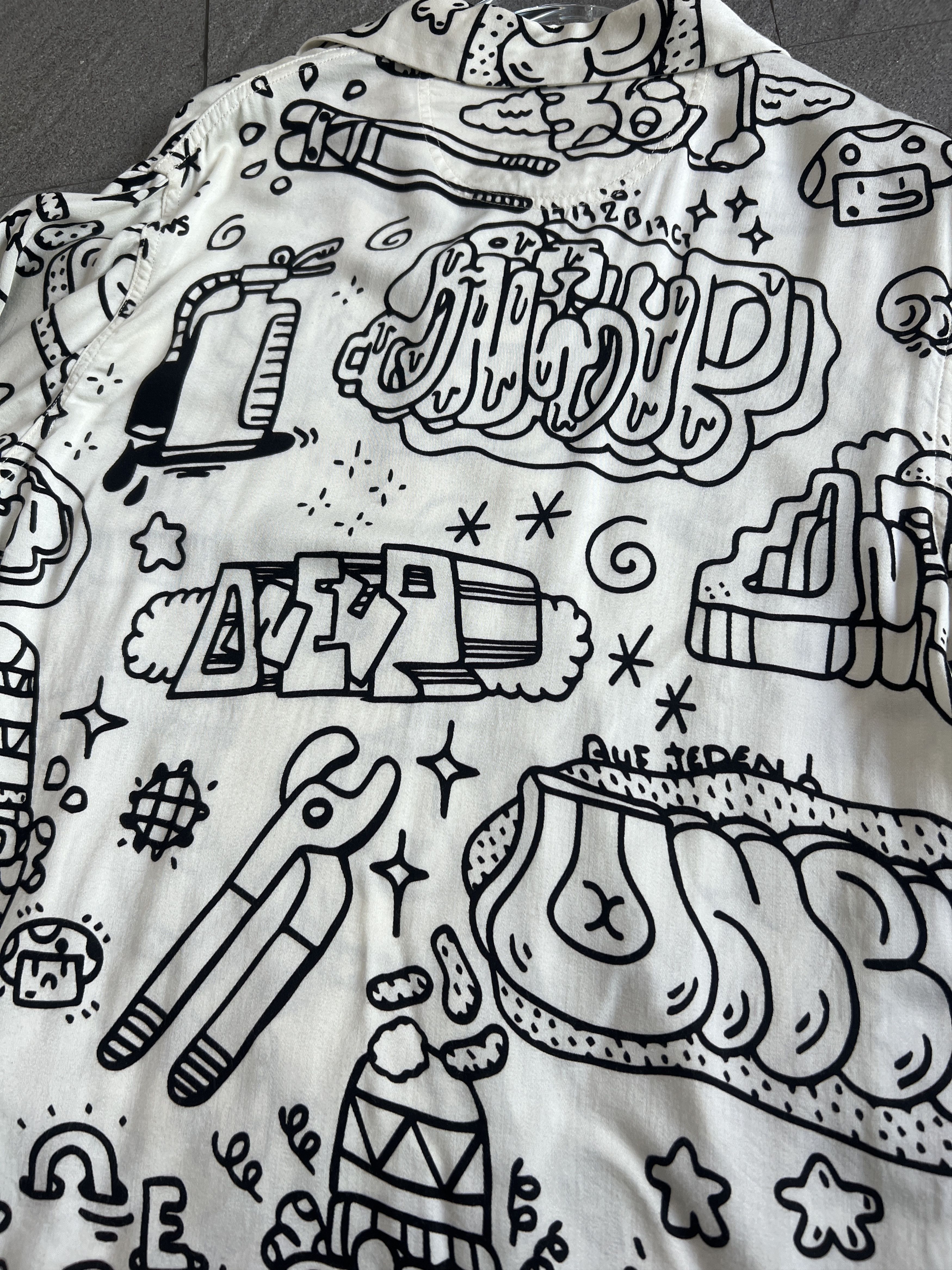 Junya Watanabe eYe Junya Watanabe Comme des Garçons MAN x1UP Graffiti Shirt Size US XS / EU 42 / 0 - 4 Thumbnail