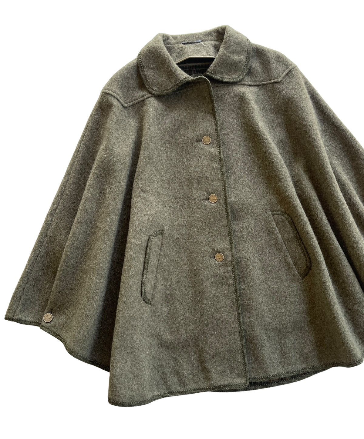 Vintage Vintage 70s Steinbock Wool Poncho Size M / US 6-8 / IT 42-44 - 11 Thumbnail