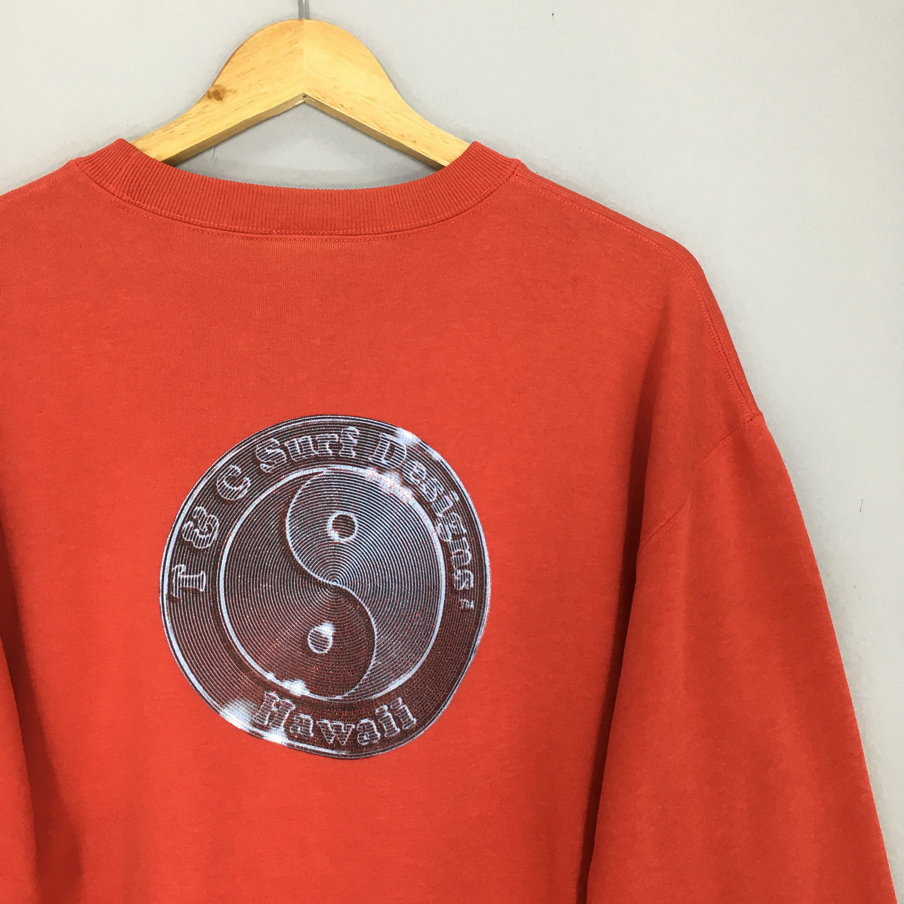 Other Vintage 90s T&C Surf Designs Red Sweatshirt Medium Size US M / EU 48-50 / 2 - 2 Thumbnail