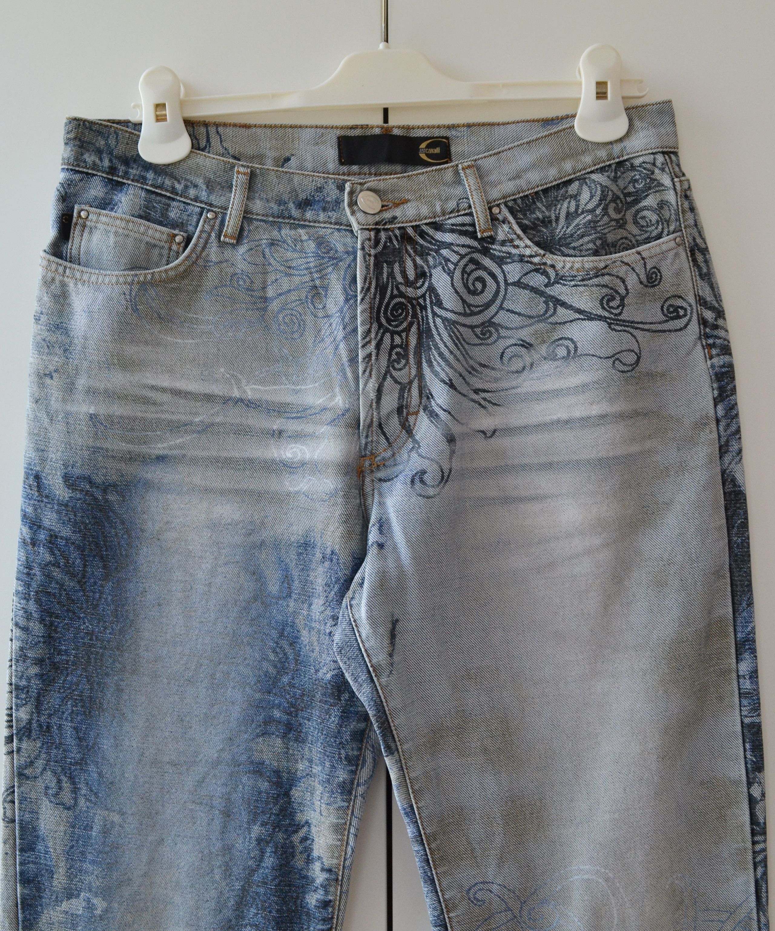 Roberto Cavalli Roberto Cavalli Jeans Pants Floral Flower Print Vintage Size US 32 / EU 48 - 5 Thumbnail
