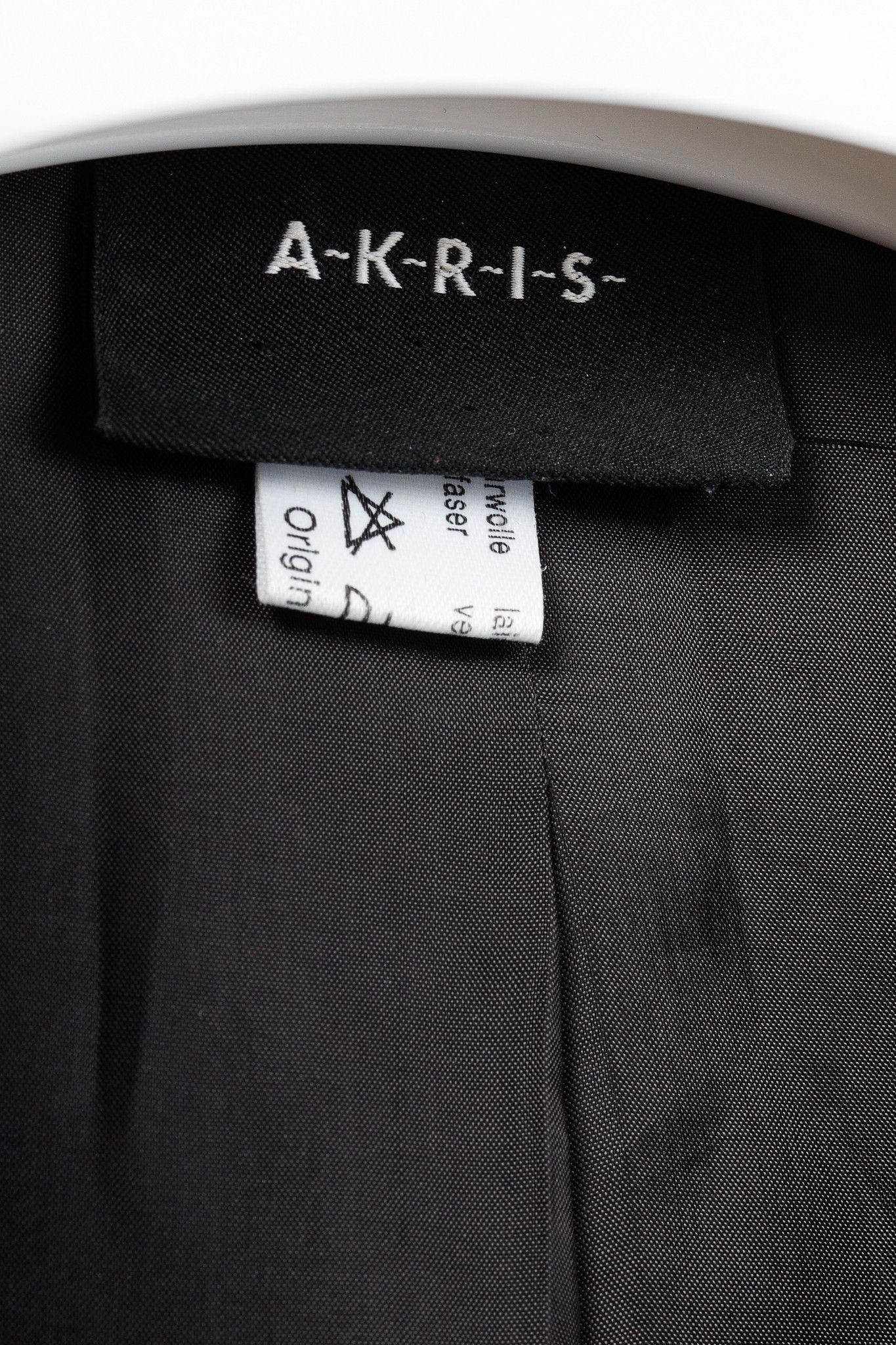 Akris Akris Black Pinstripe-Wool Rhinestone-Embellished Blazer Size L / US 10 / IT 46 - 6 Thumbnail