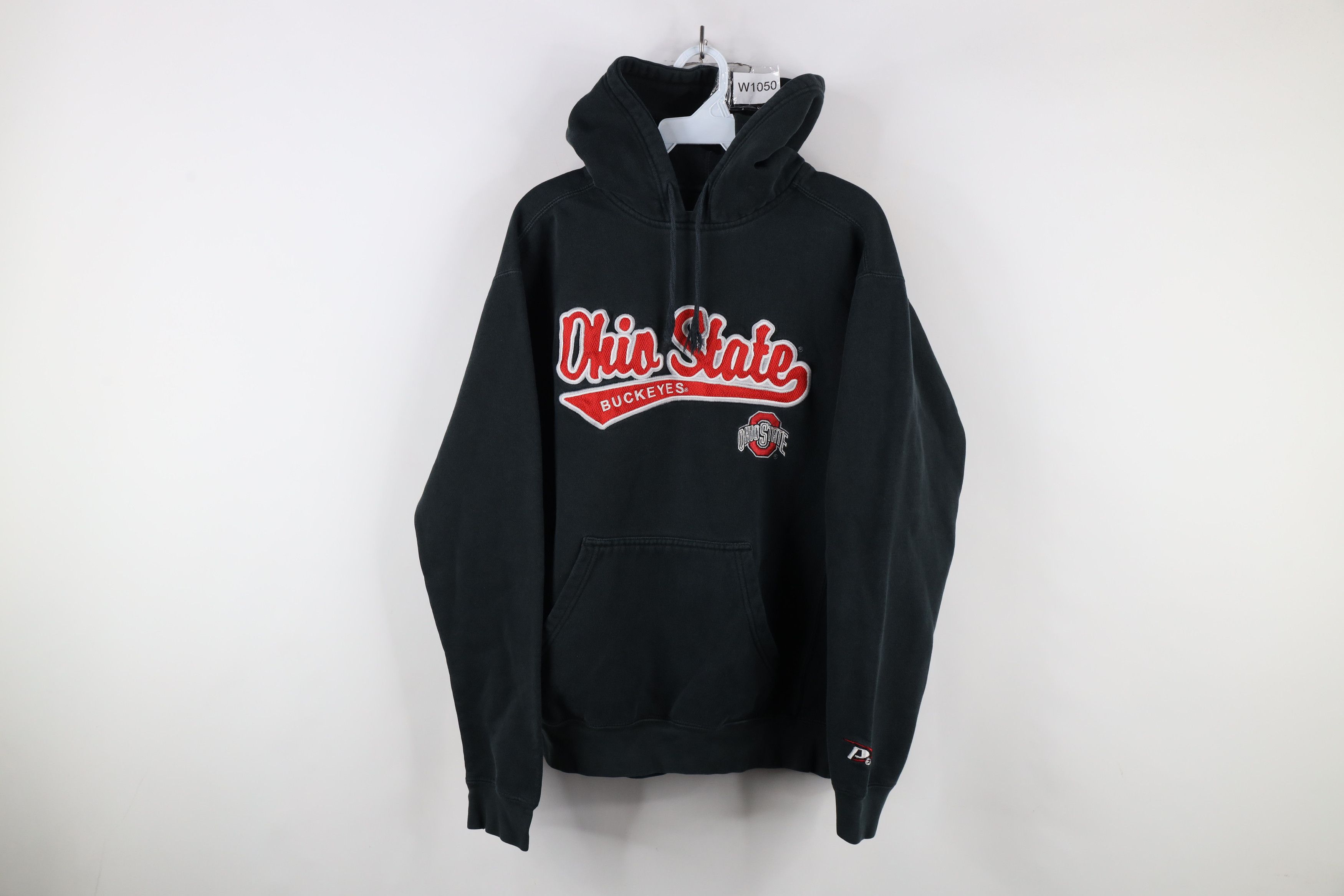 Vintage Vintage 90s Spell Out Script Ohio State University Hoodie Size US M / EU 48-50 / 2 - 1 Thumbnail