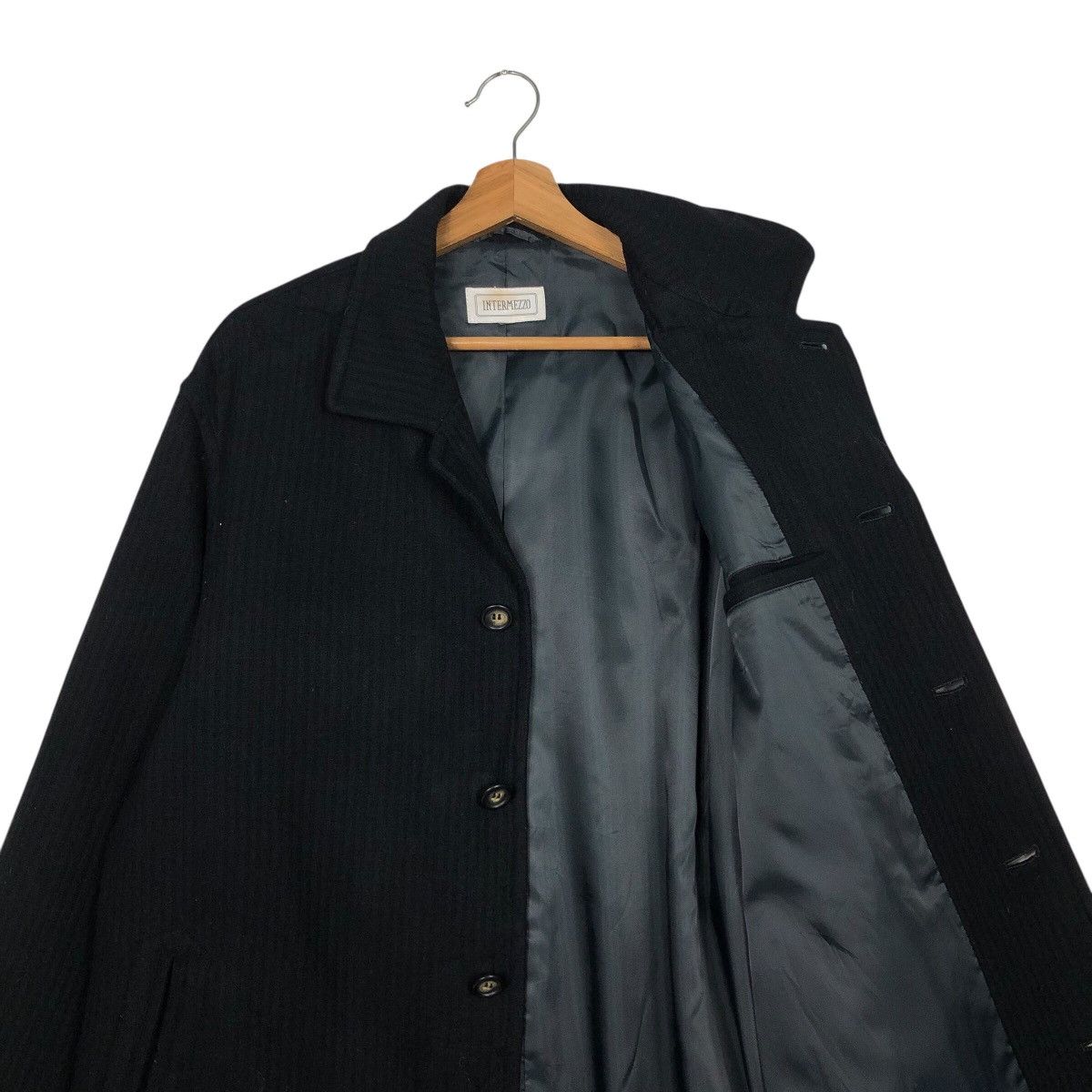 Issey Miyake 📌Vintage Wool Button Jacket Worker Intermezzo Japan Size US M / EU 48-50 / 2 - 13 Thumbnail