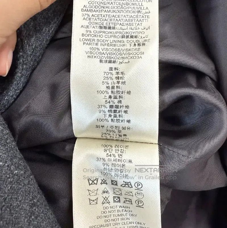 Burberry Burberry Women's Gray Wool Coat for Winter. Size L / US 10 / IT 46 - 5 Thumbnail