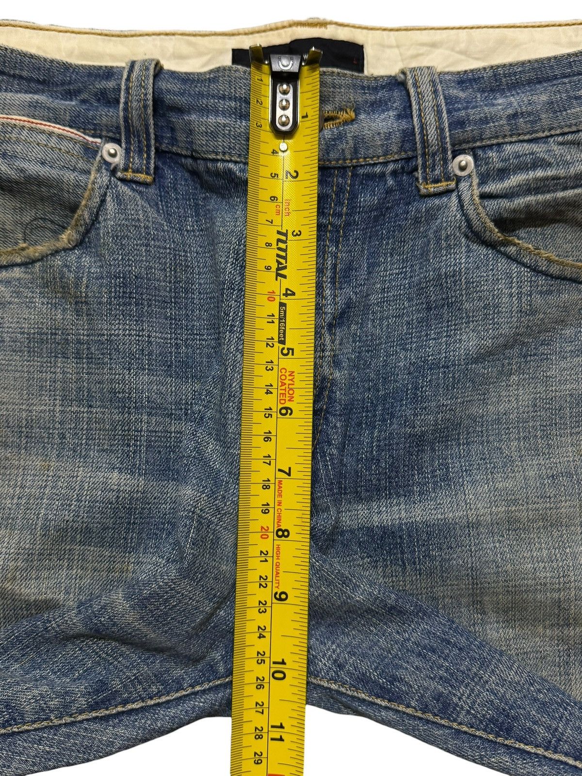 Global Work Vintage Y2K Japanese Global Work Mud Wash Distress Straight Size US 32 / EU 48 - 12 Thumbnail