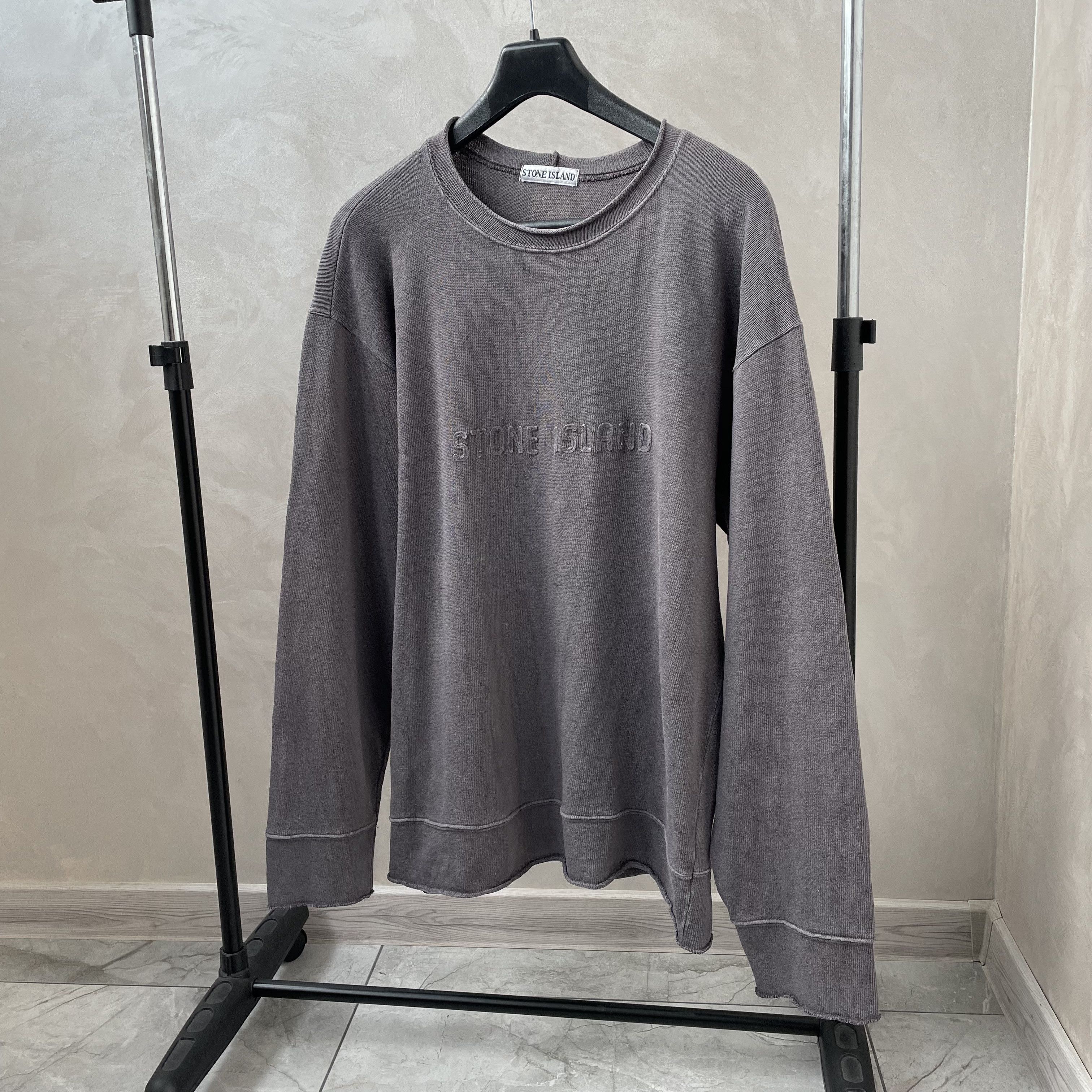 Stone Island 90s Vintage Stone Island Embroidered Logo Spell Out Size US XL / EU 56 / 4 - 2 Thumbnail