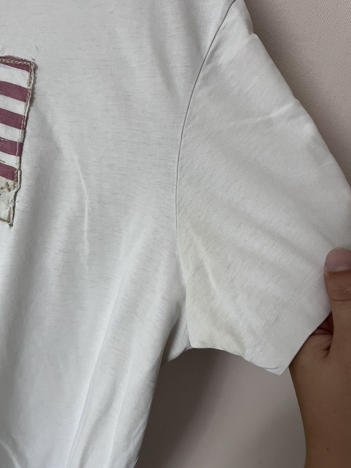 Denim & Supply Ralph Lauren *RARE* Denim & Supply Ralph Lauren Patchwork USA Flag Shirt Size US XXL / EU 58 / 5 - 7 Thumbnail