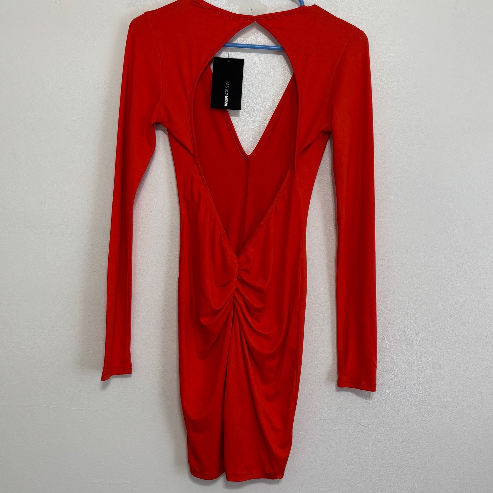 Other Fashion Nova Orange Long Sleeve Romper Size Medium NWT Size M / US 6-8 / IT 42-44 - 2 Thumbnail