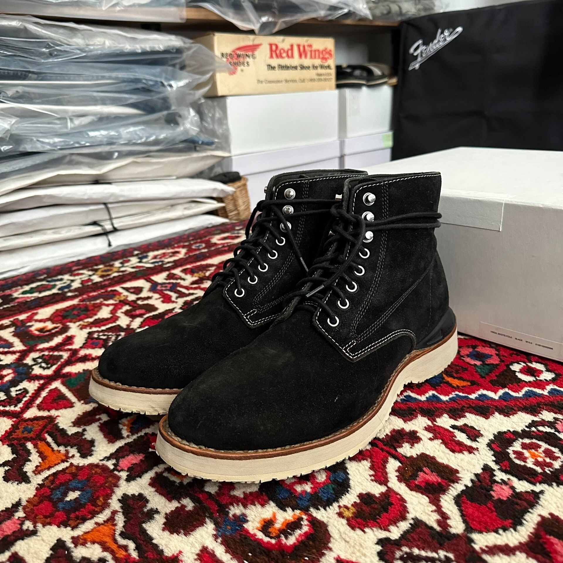 Visvim Visvim Virgil Boots Black Size 10.5 Size US 10.5 / EU 43-44 - 1 Thumbnail