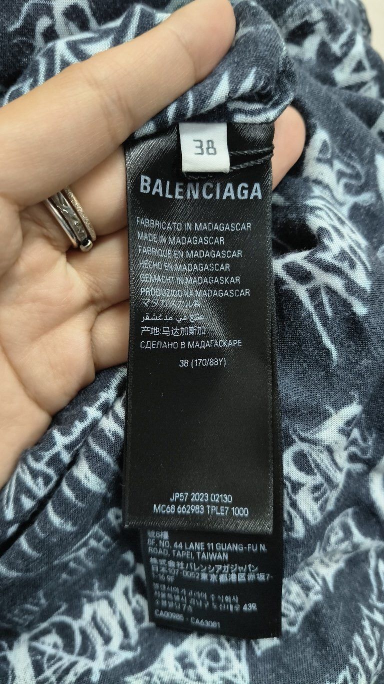 Balenciaga Balenciaga DIY Metal Logo Print Shirt Size US M / EU 48-50 / 2 - 4 Thumbnail