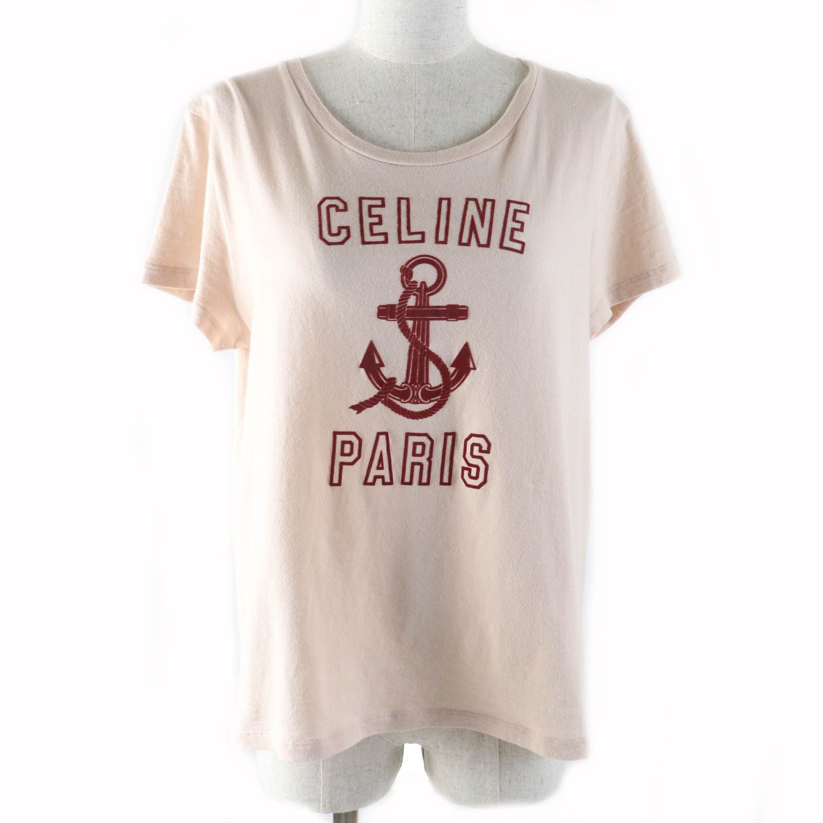 Celine Celine Celine Anchor logo Cotton T-shirt Cotton T-Shirts 2X586114L DUTY FREE for USA Size ONE SIZE - 1 Thumbnail
